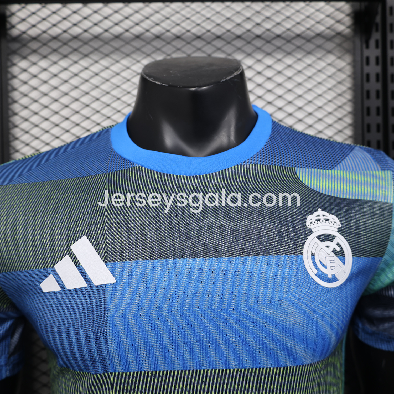 JerseysGala.com | Real Madrid 25-26 Blue Pre-Match Traning Jersey - Player Version -Customize Name, Number and Patch | Worldwide Shipping