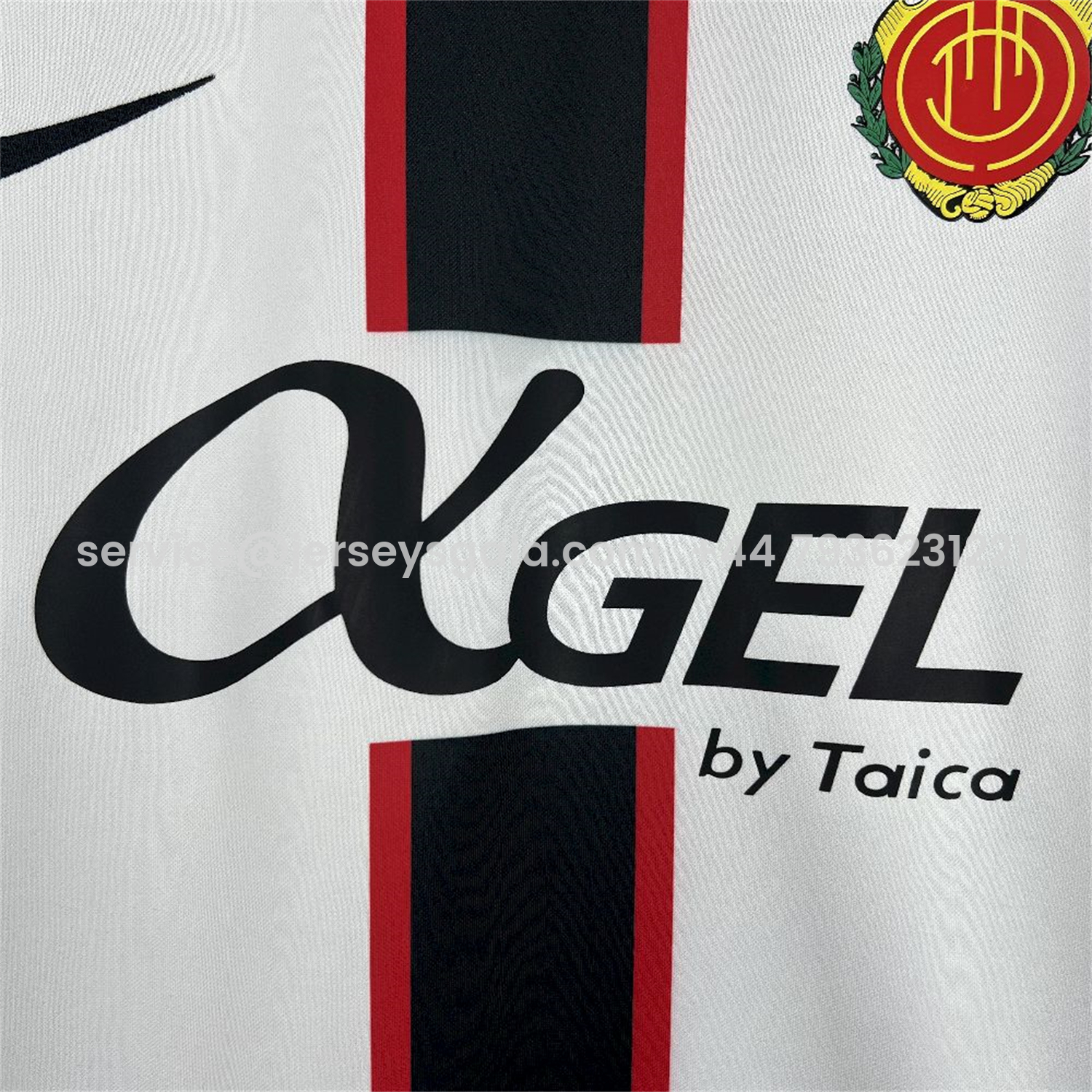 JerseysGala.com | Mallorca 25-26 Away White Jersey - Fans Version -Customize Name, Number and Patch | Worldwide Shipping