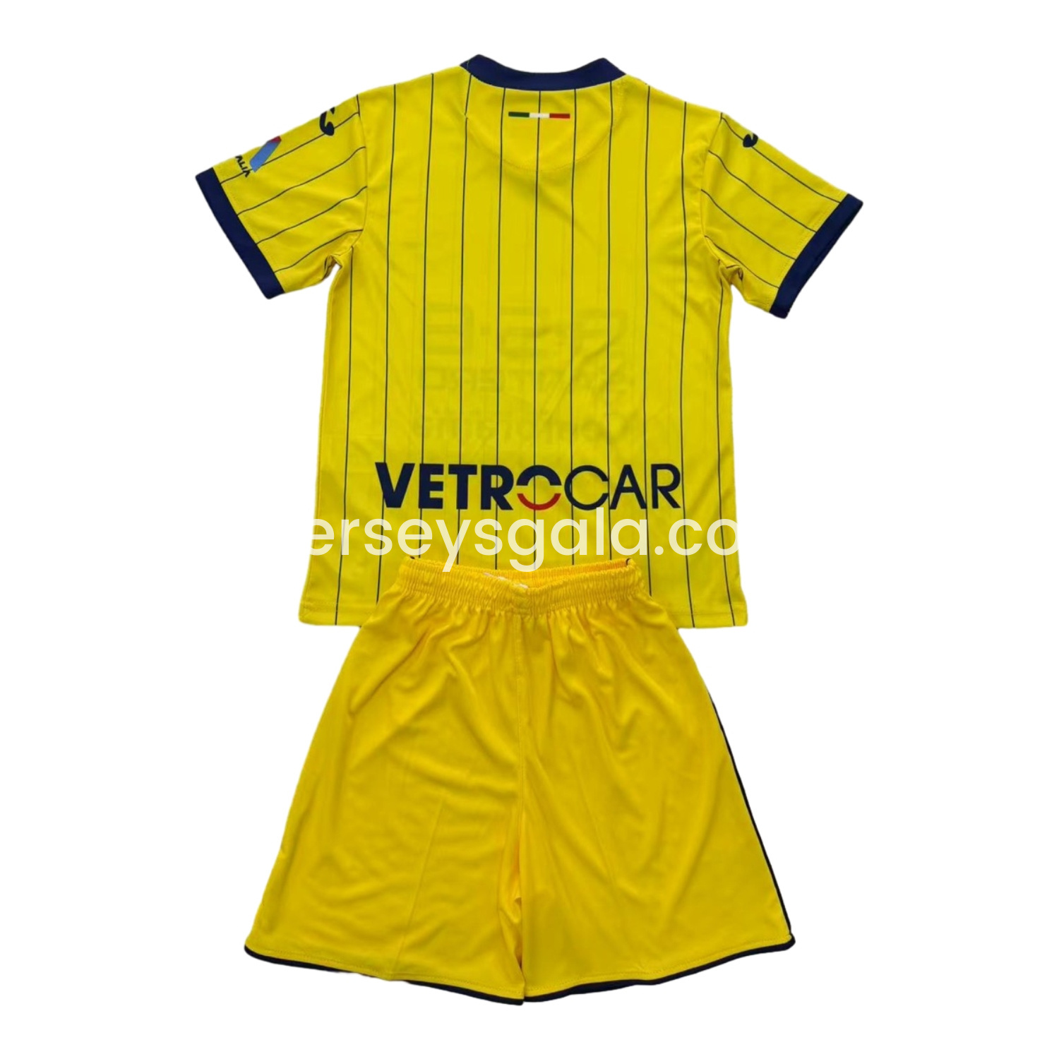 JerseysGala.com | Hellas Verona 24-25 Scudetto 40 Years Commemorative Kids Kit -Customize Name, Number and Patch | Worldwide Shipping