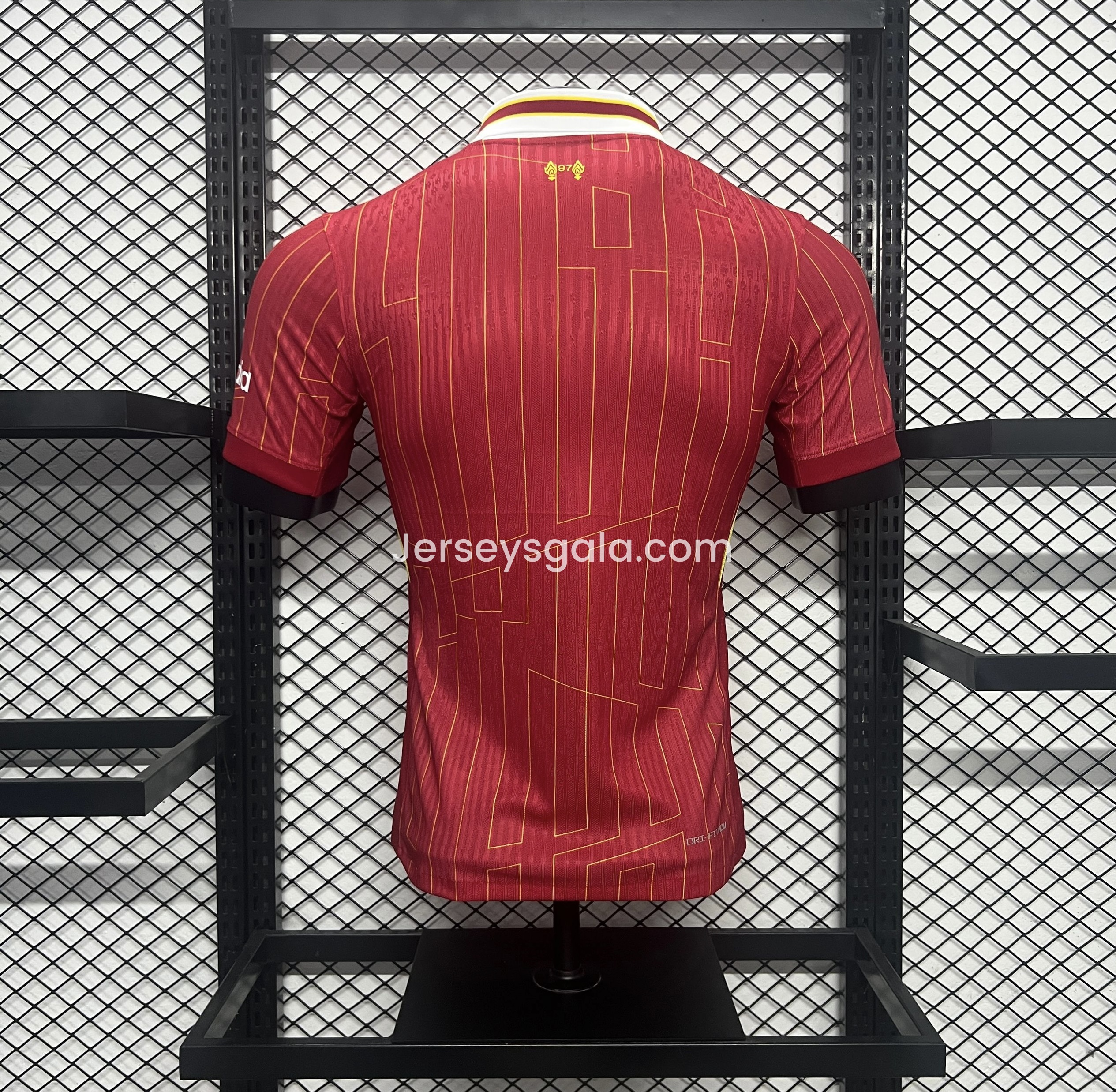 JerseysGala.com | Liver.pool 24-25 Home Jersey with Golden Champions Patch - Player Version -Customize Name, Number and Patch | Worldwide Shipping