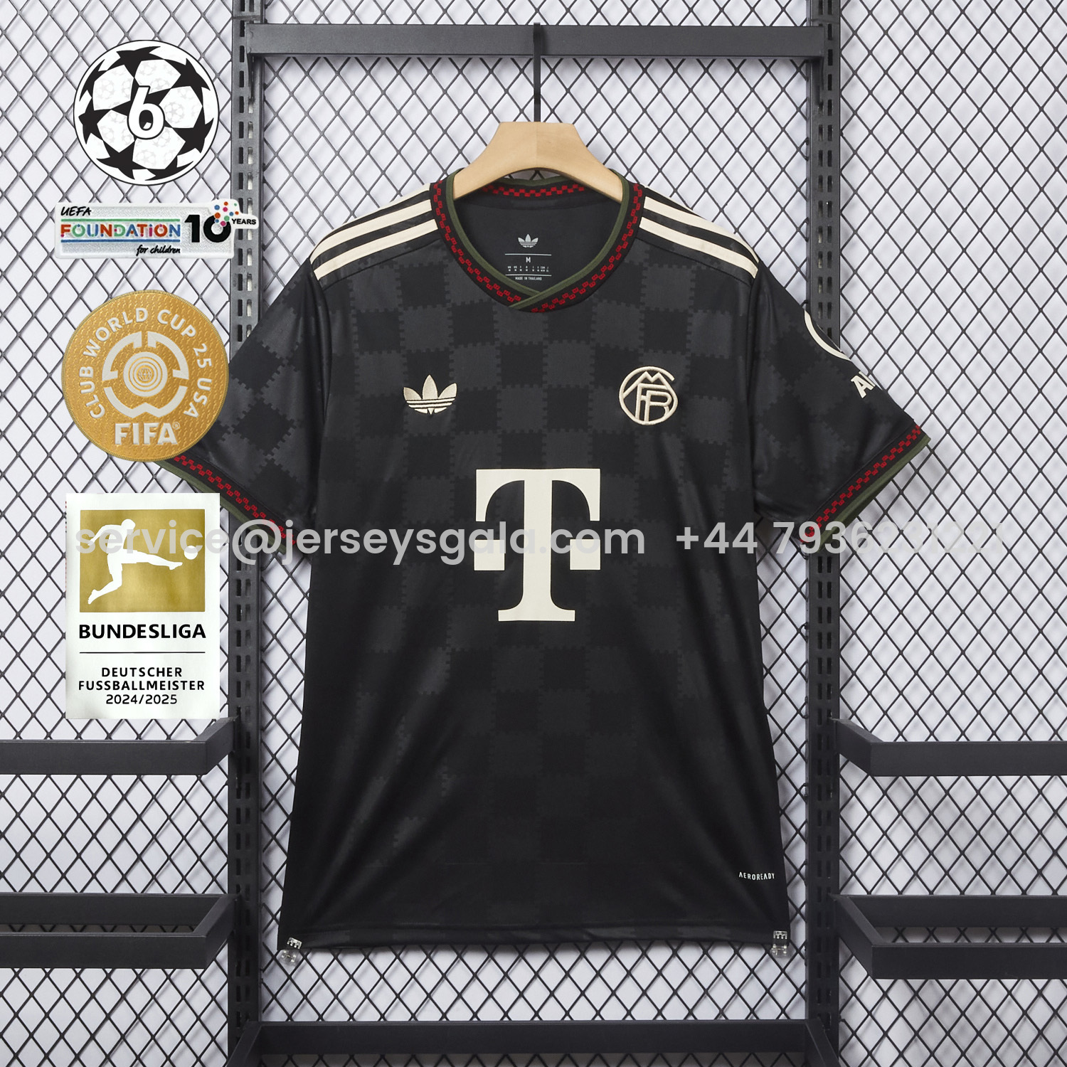 JerseysGala.com | Bayern Munich 25-26 Third Jersey - Fans Version -Customize Name, Number and Patch | Worldwide Shipping