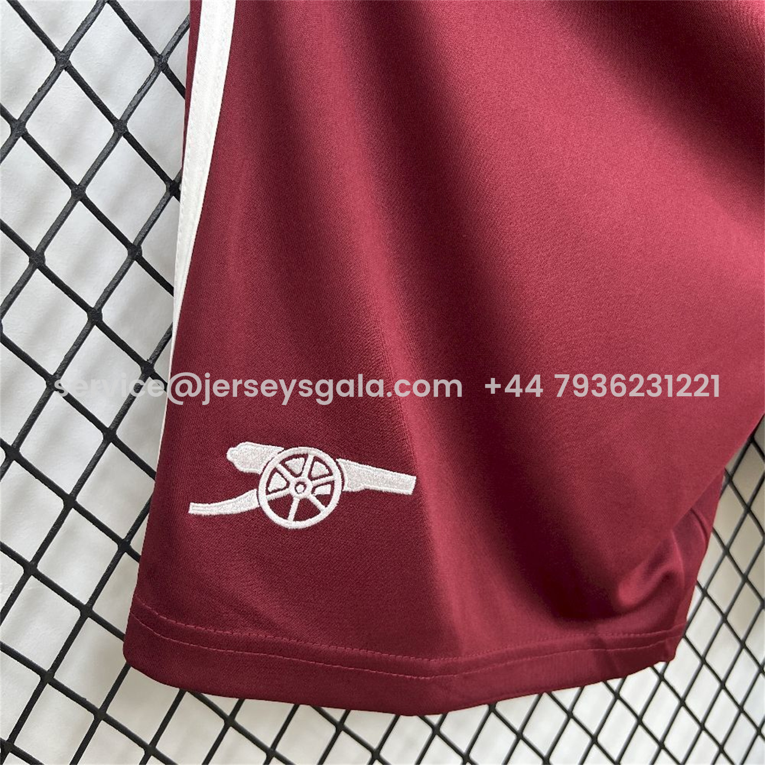 JerseysGala.com | Arsenal 25-26 Third Red Shorts - Fans Version -Customize Name, Number and Patch | Worldwide Shipping