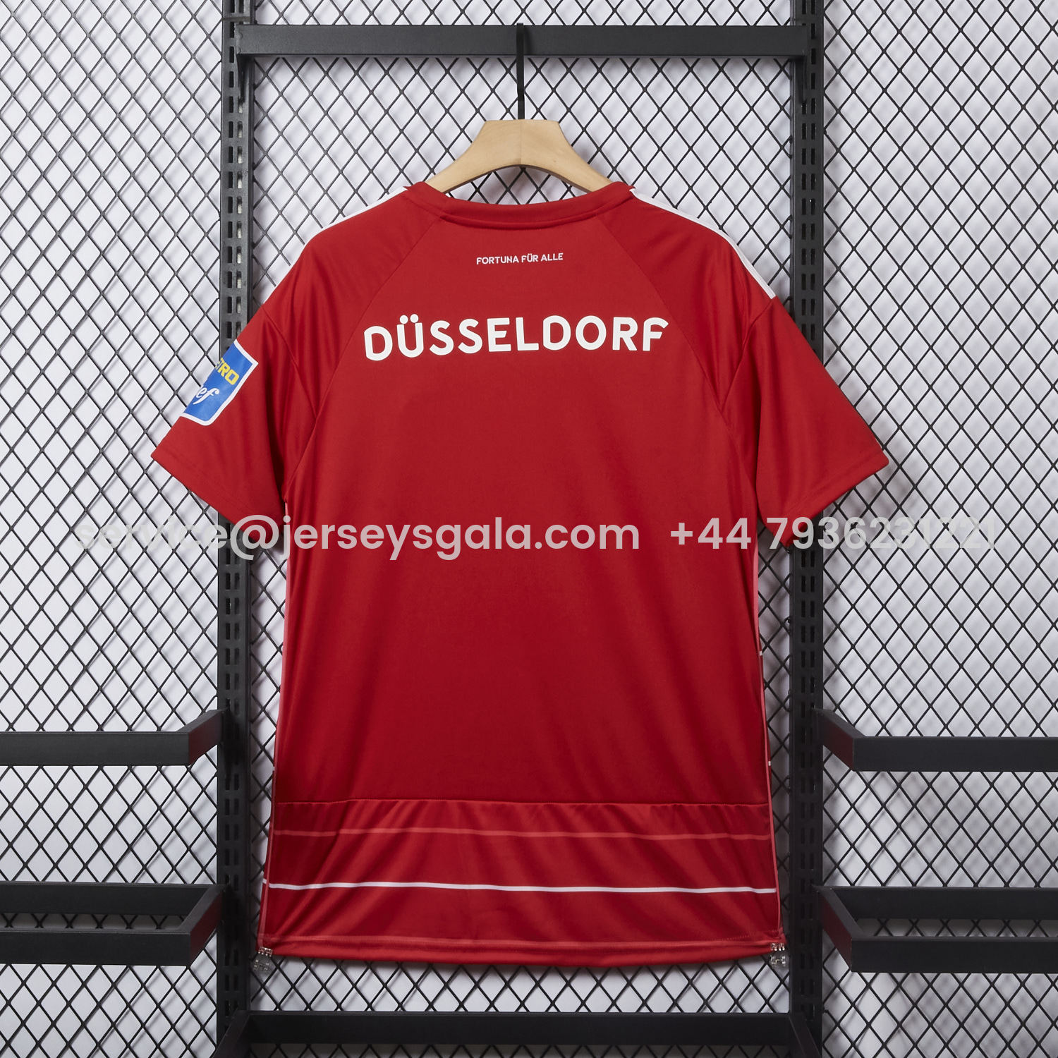 JerseysGala.com | Fortuna Düsseldorf 25-26 Home Jersey - Fans Version -Customize Name, Number and Patch | Worldwide Shipping