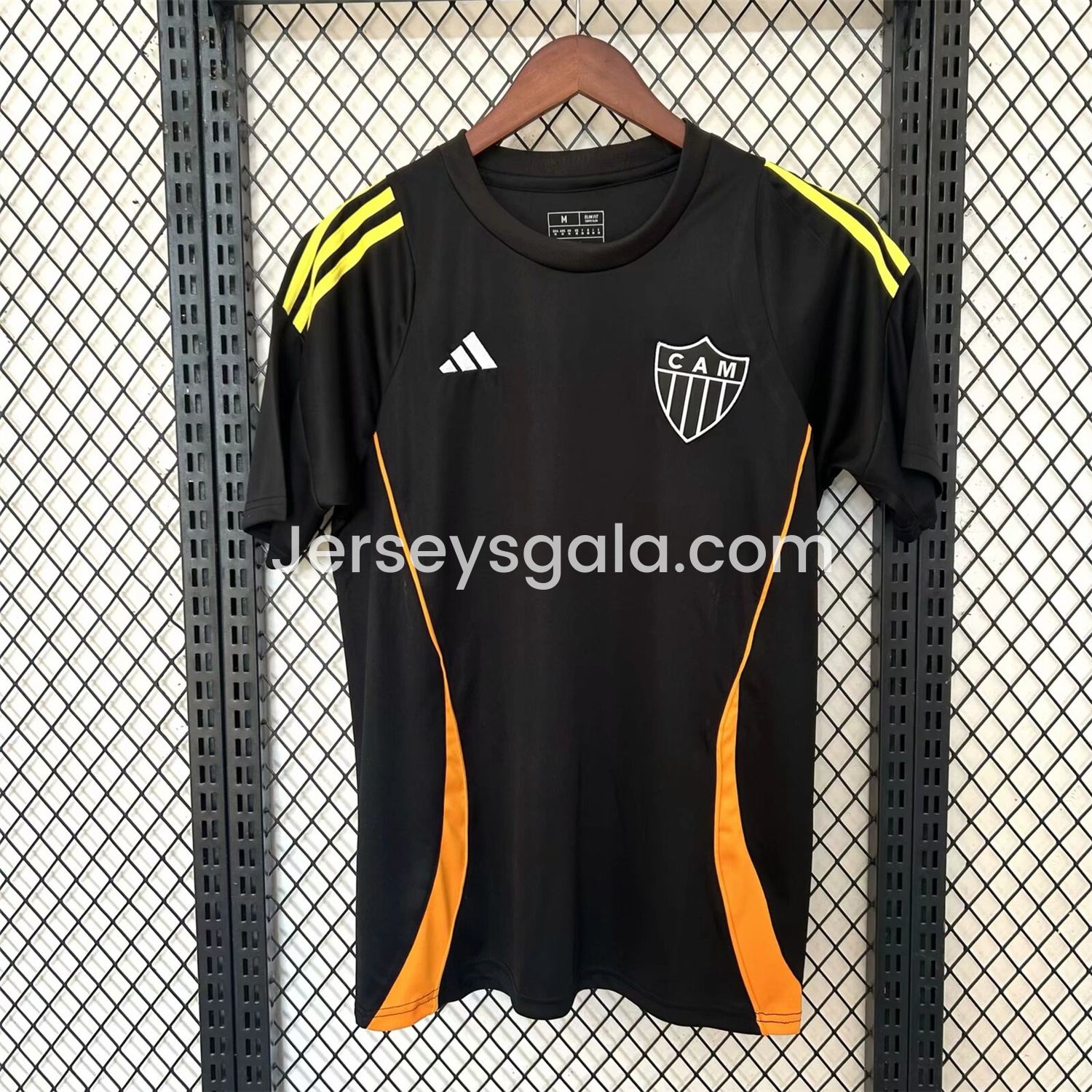 JerseysGala.com | Atletico Mineiro 24-25 Black Training Round Neck Jersey - Fans Version -Customize Name, Number and Patch | Worldwide Shipping