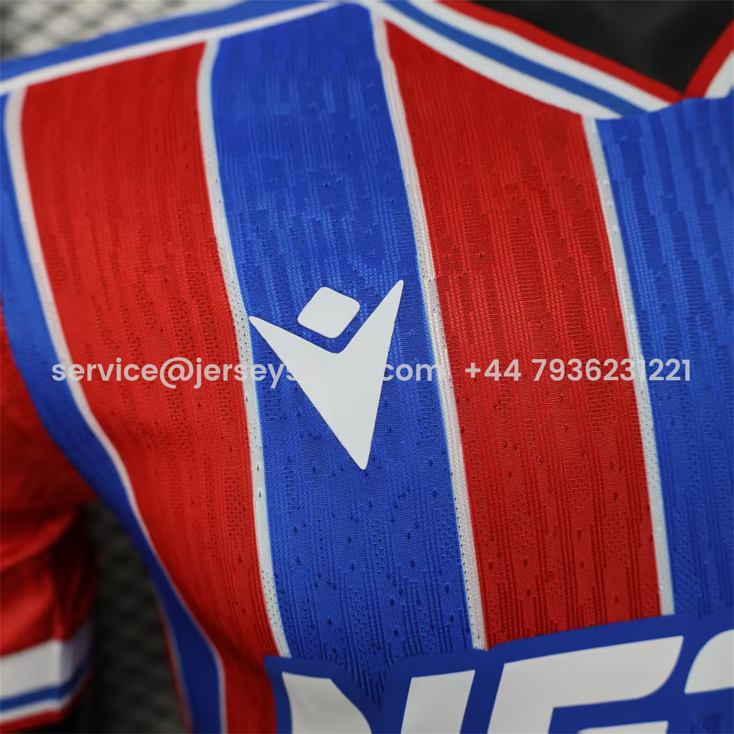 JerseysGala.com | Crystal Palace 25-26 Home Jersey - Player Version -Customize Name, Number and Patch | Worldwide Shipping