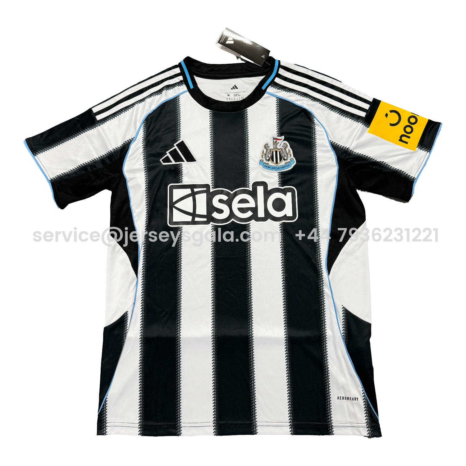 JerseysGala.com | Newcastle United 25-26 Home Jersey - Fans Version -Customize Name, Number and Patch | Worldwide Shipping
