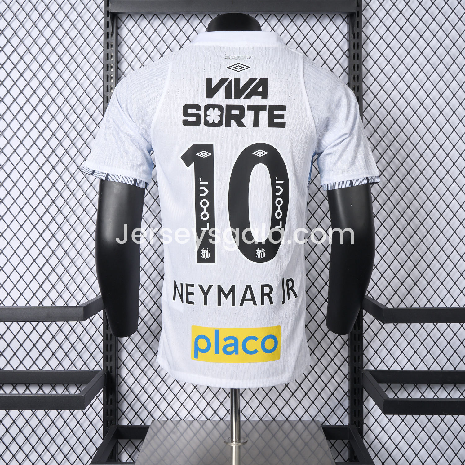 JerseysGala.com | Santos 25-26 Home Jersey With Sponsors - Player Version -Customize Name, Number and Patch | Worldwide Shipping