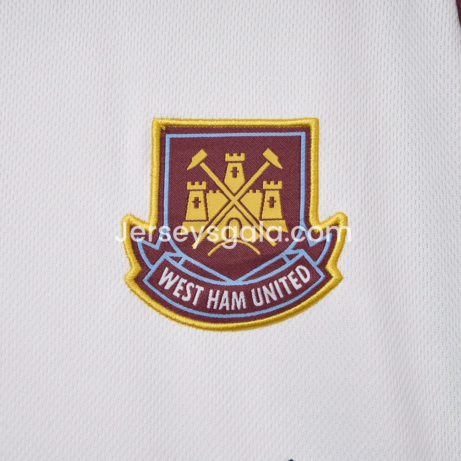 JerseysGala.com | Retro West Ham United 1999-01 Away Jersey -Customize Name, Number and Patch | Worldwide Shipping