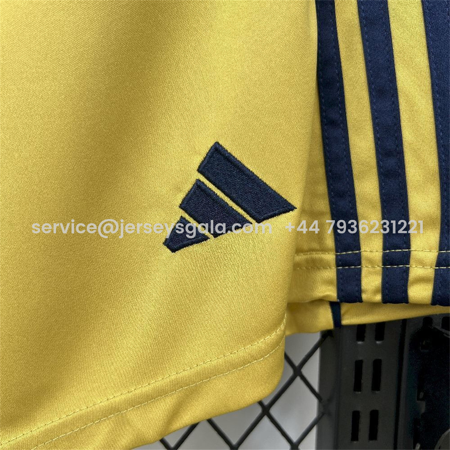 JerseysGala.com | Boca Juniors 25-26 Third Yellow Shorts - Fans Version -Customize Name, Number and Patch | Worldwide Shipping