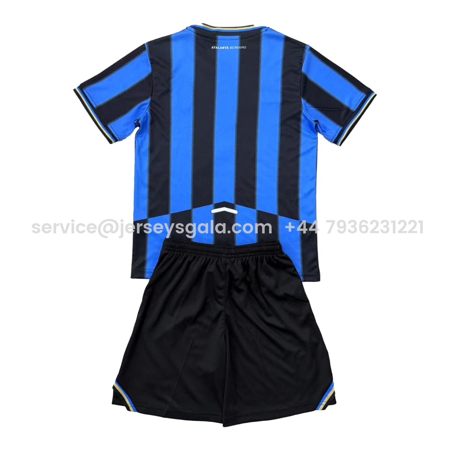 JerseysGala.com | Atalanta 25-26 Home Unsponsored Kids Kit -Customize Name, Number and Patch | Worldwide Shipping