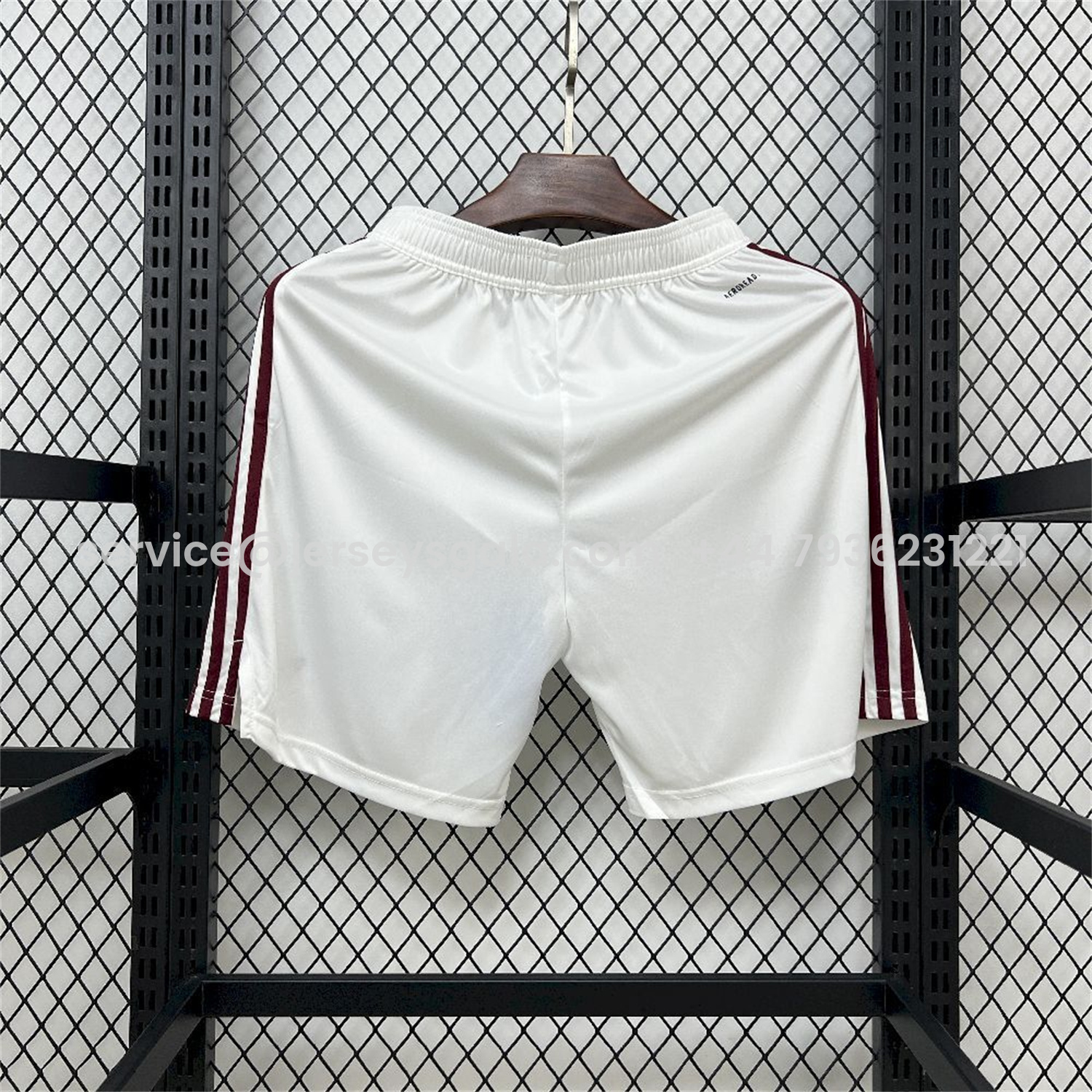 JerseysGala.com | Arsenal 25-26 Third White Shorts - Fans Version -Customize Name, Number and Patch | Worldwide Shipping