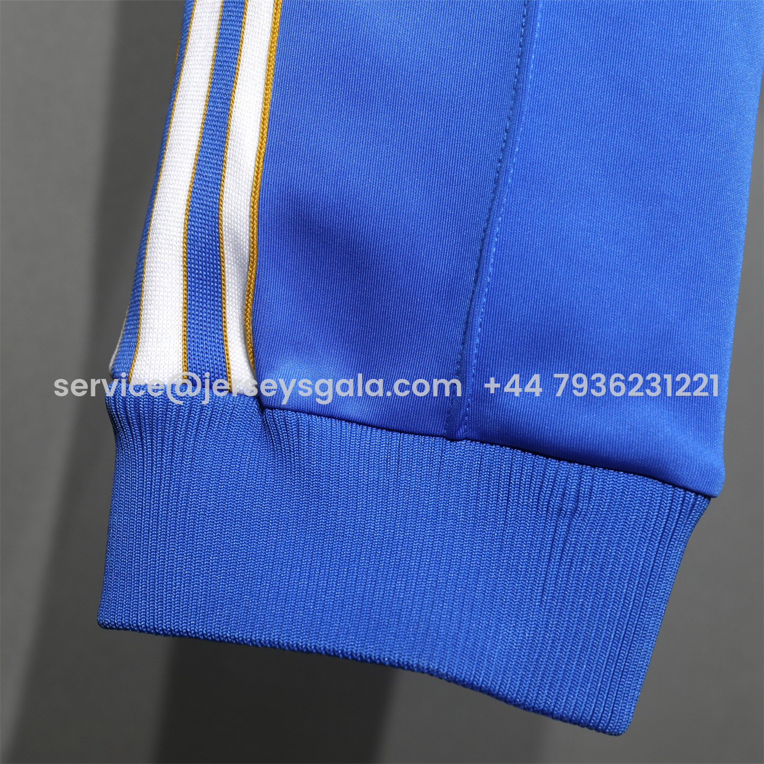 JerseysGala.com | Real Madrid 25-26 Pure Color Training Set - Blue Top and Blue Pants -Customize Name, Number and Patch | Worldwide Shipping