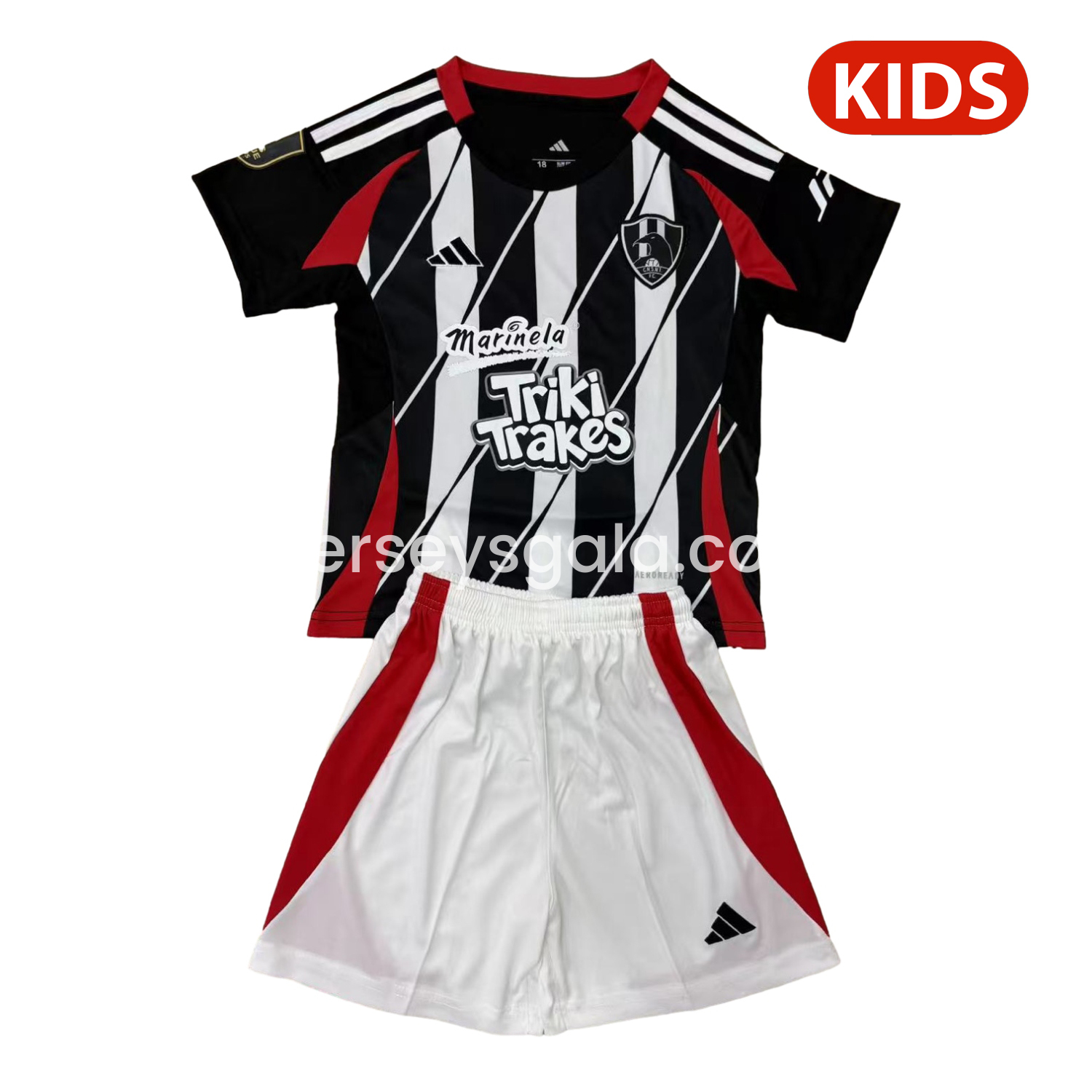 JerseysGala.com | Club de Cuervos 25-26 Home Kids Kit -Customize Name, Number and Patch | Worldwide Shipping