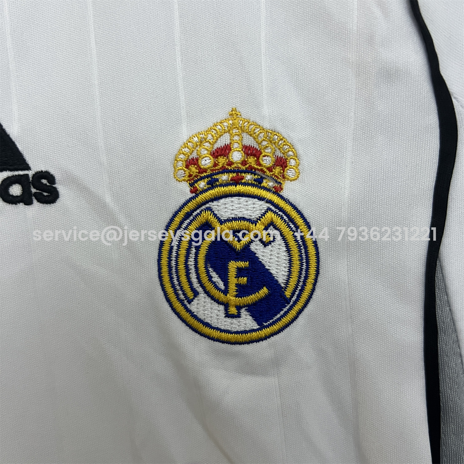JerseysGala.com | Retro Real Madrid 2006-07 Home Kids Kit -Customize Name, Number and Patch | Worldwide Shipping