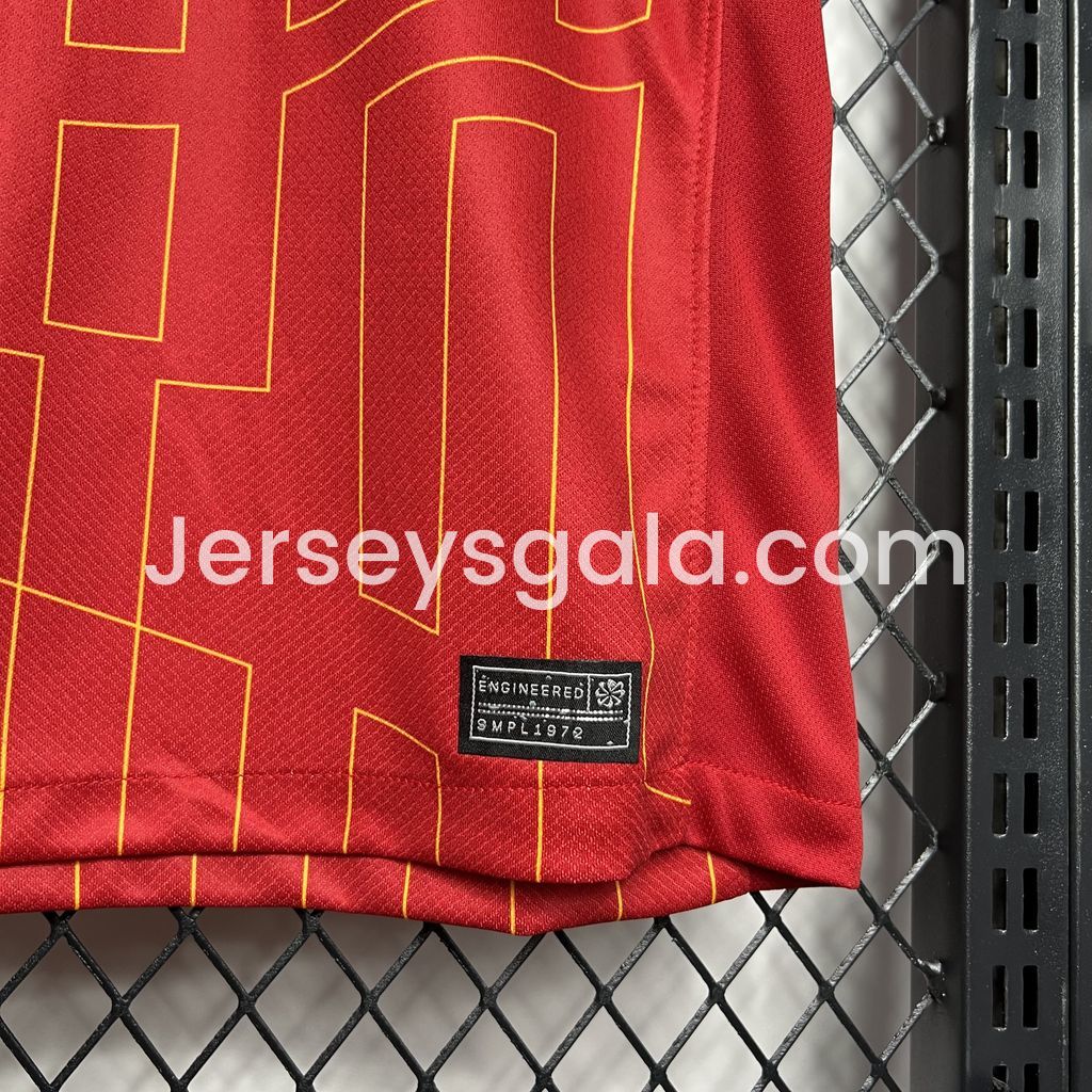 JerseysGala.com | Liver.pool 24-25 Home Jersey with Golden Champions Patch - Fans Version -Customize Name, Number and Patch | Worldwide Shipping