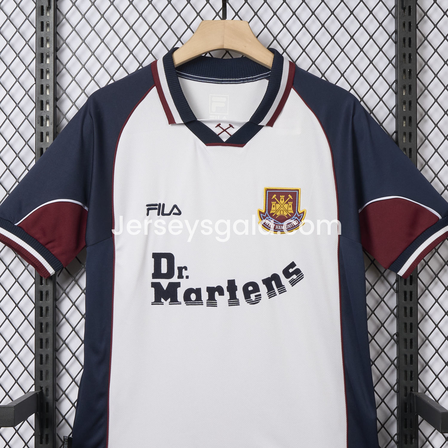 JerseysGala.com | Retro West Ham United 1999-01 Away Jersey -Customize Name, Number and Patch | Worldwide Shipping