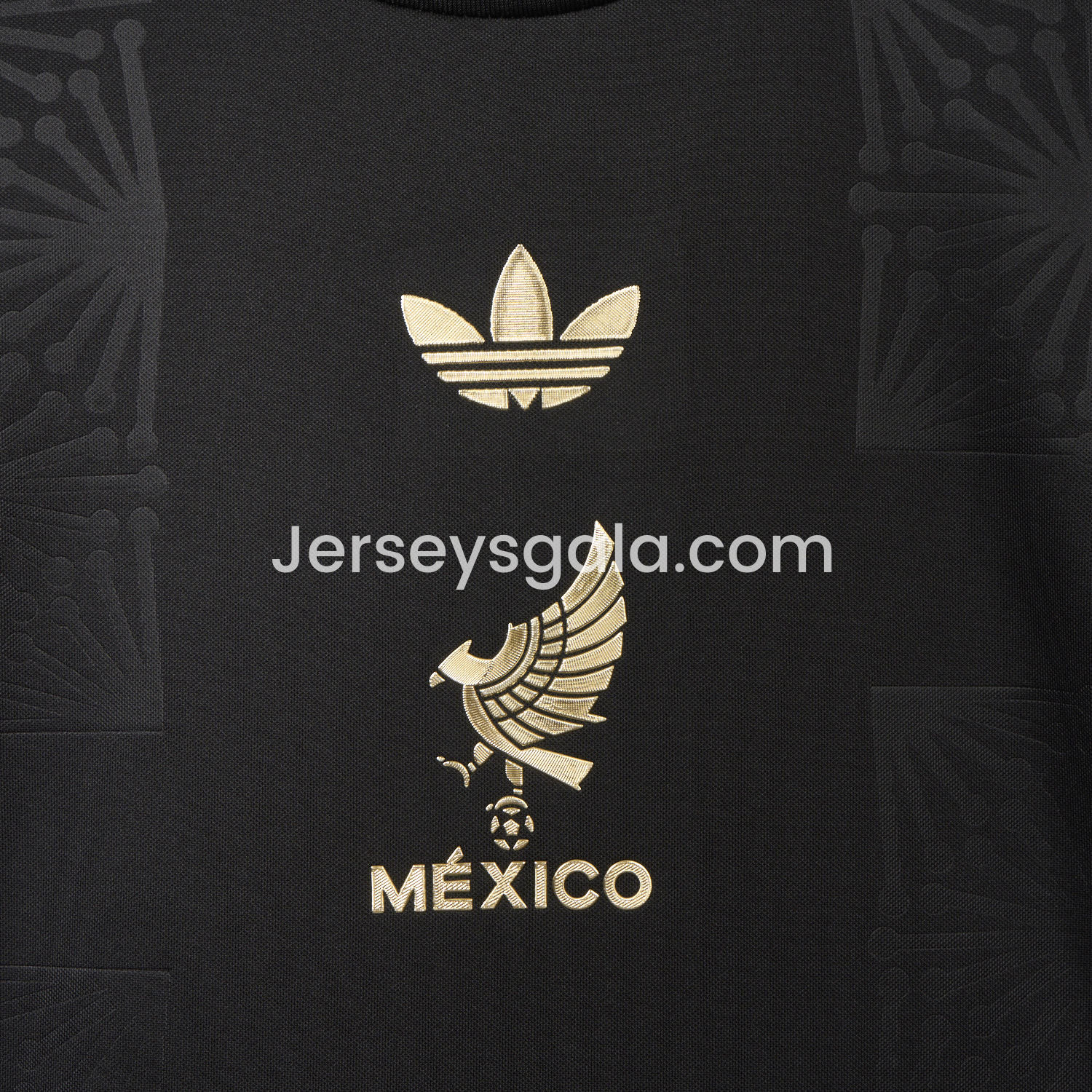 JerseysGala.com | Women's Mexico 2025 Gold Cup Black Jersey - Fans Version -Customize Name, Number and Patch | Worldwide Shipping