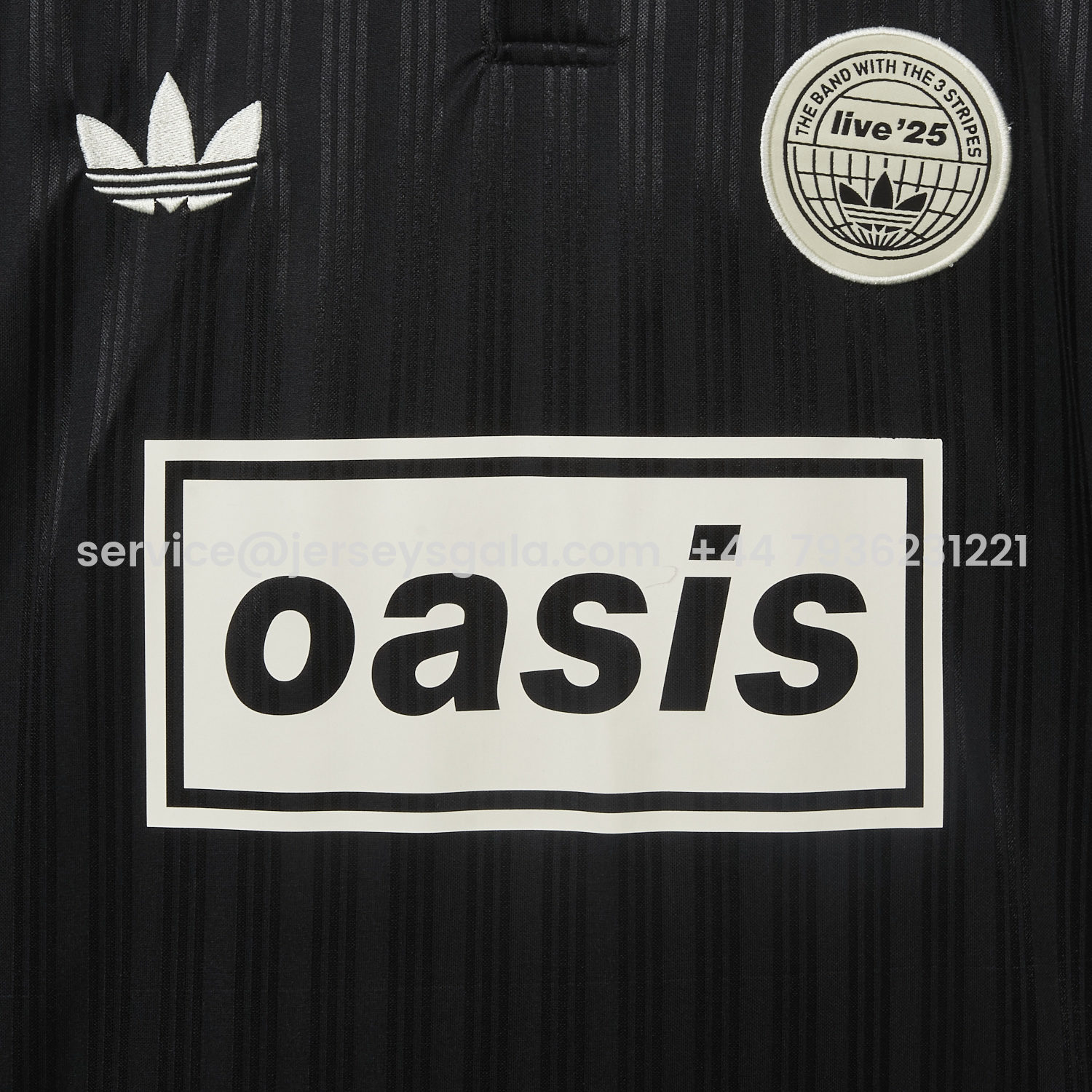 JerseysGala.com | Bohemian 25-26 Oasis Originals Tour Black Jersey With Number 25 - Fans Version -Customize Name, Number and Patch | Worldwide Shipping