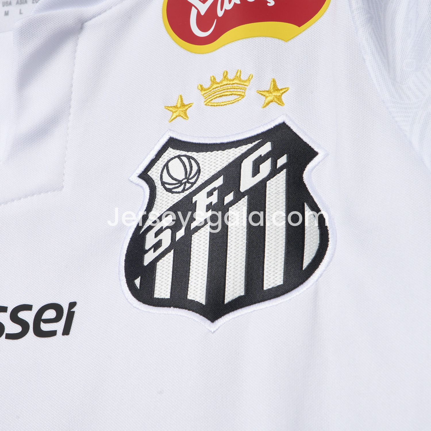 JerseysGala.com | Santos 25-26 Home Jersey With Sponsors - Fans Version -Customize Name, Number and Patch | Worldwide Shipping