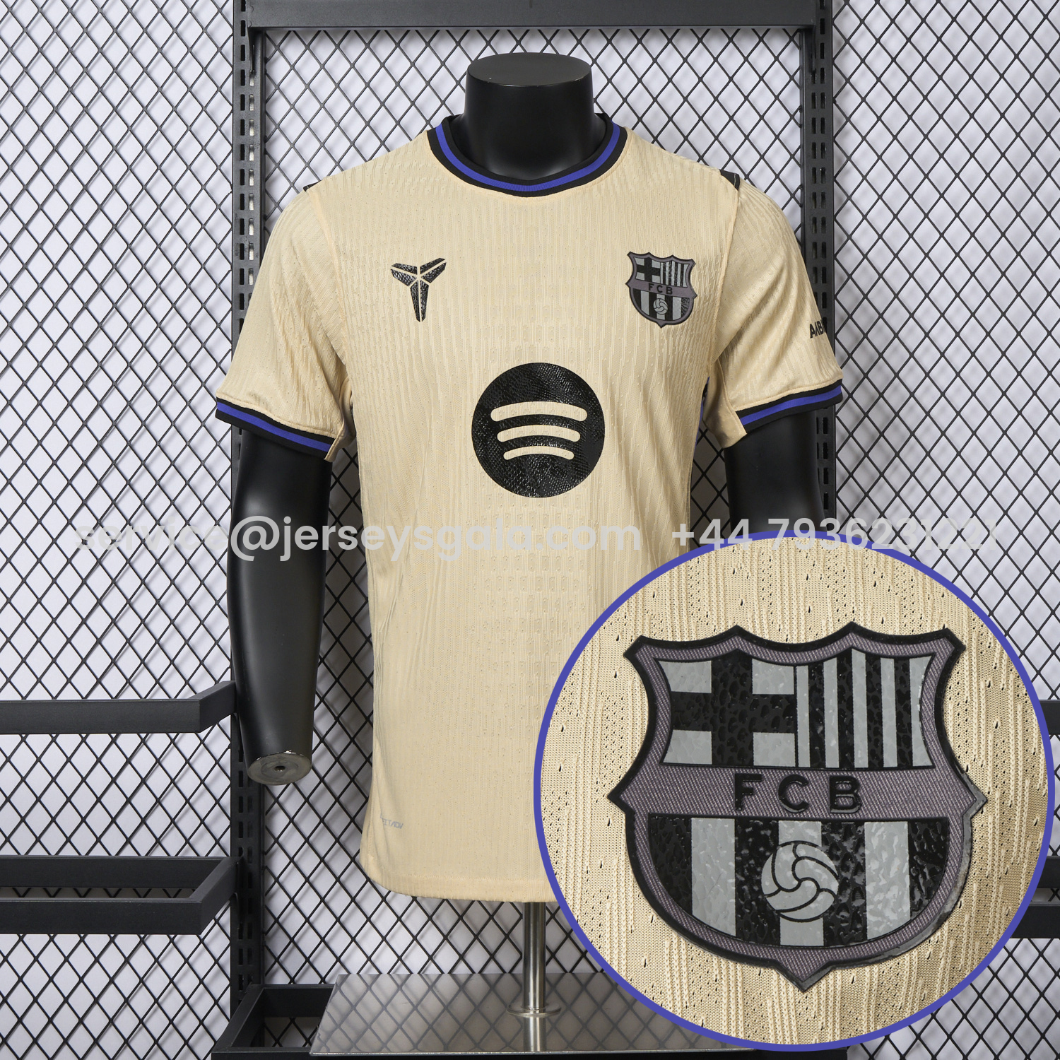 JerseysGala.com | Barcelona 25-26 Away Jersey - Player Version -Customize Name, Number and Patch | Worldwide Shipping