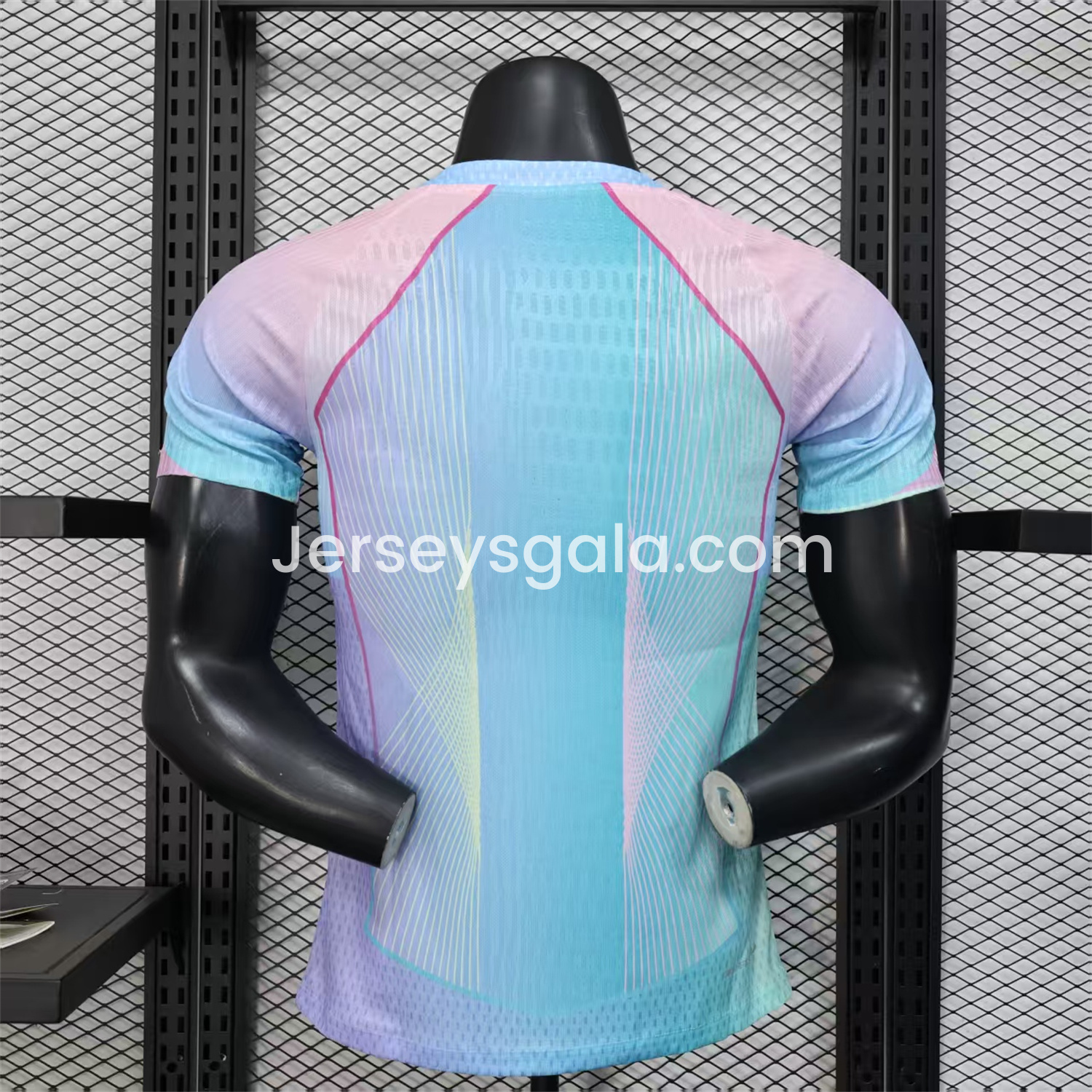 JerseysGala.com | Barcelona 25-26 Pink & Blue & Purple Special Jersey - Player Version -Customize Name, Number and Patch | Worldwide Shipping