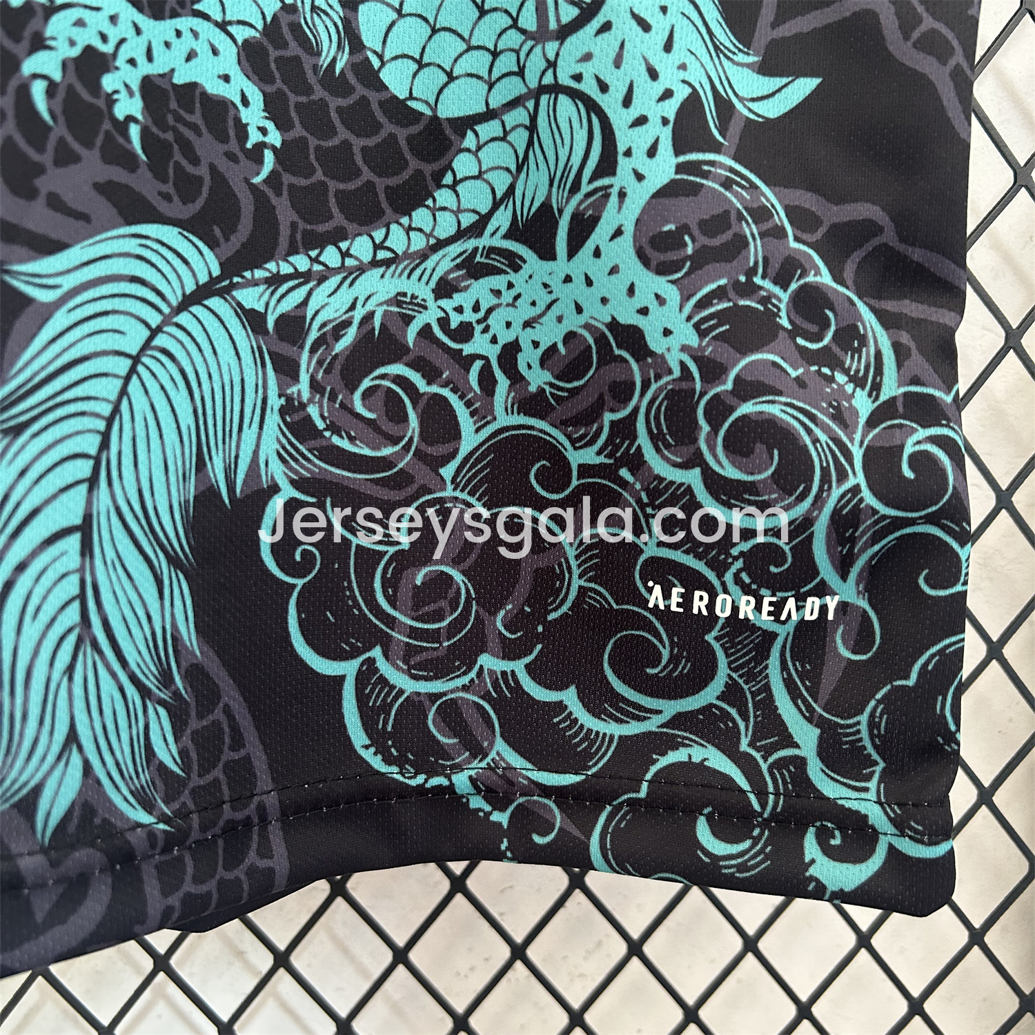 JerseysGala.com | Real Madrid 25-26 Blue Dragon Black Jersey - Fans Version -Customize Name, Number and Patch | Worldwide Shipping