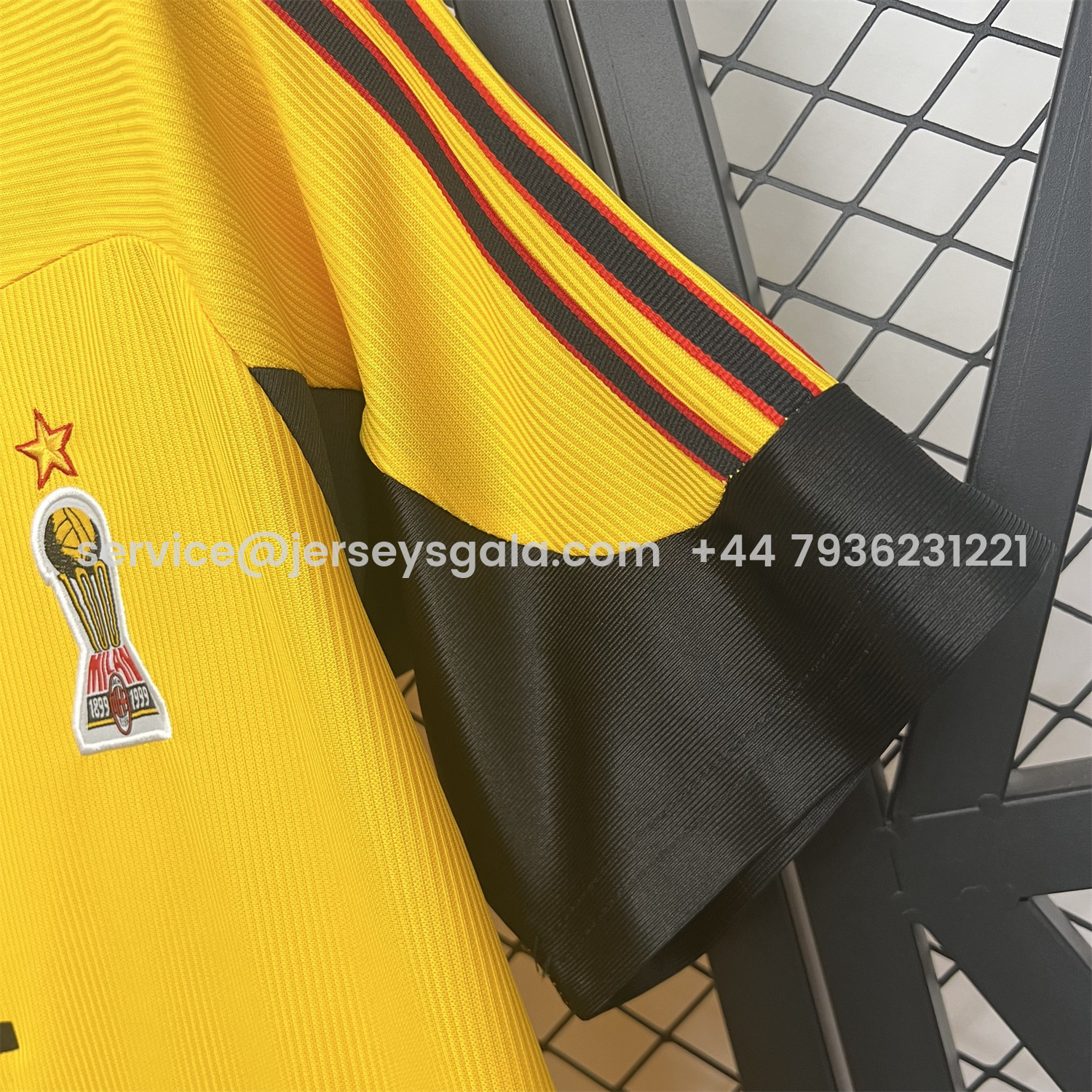 JerseysGala.com | Retro AC Milan 1999-00 Fourth Jersey -Customize Name, Number and Patch | Worldwide Shipping