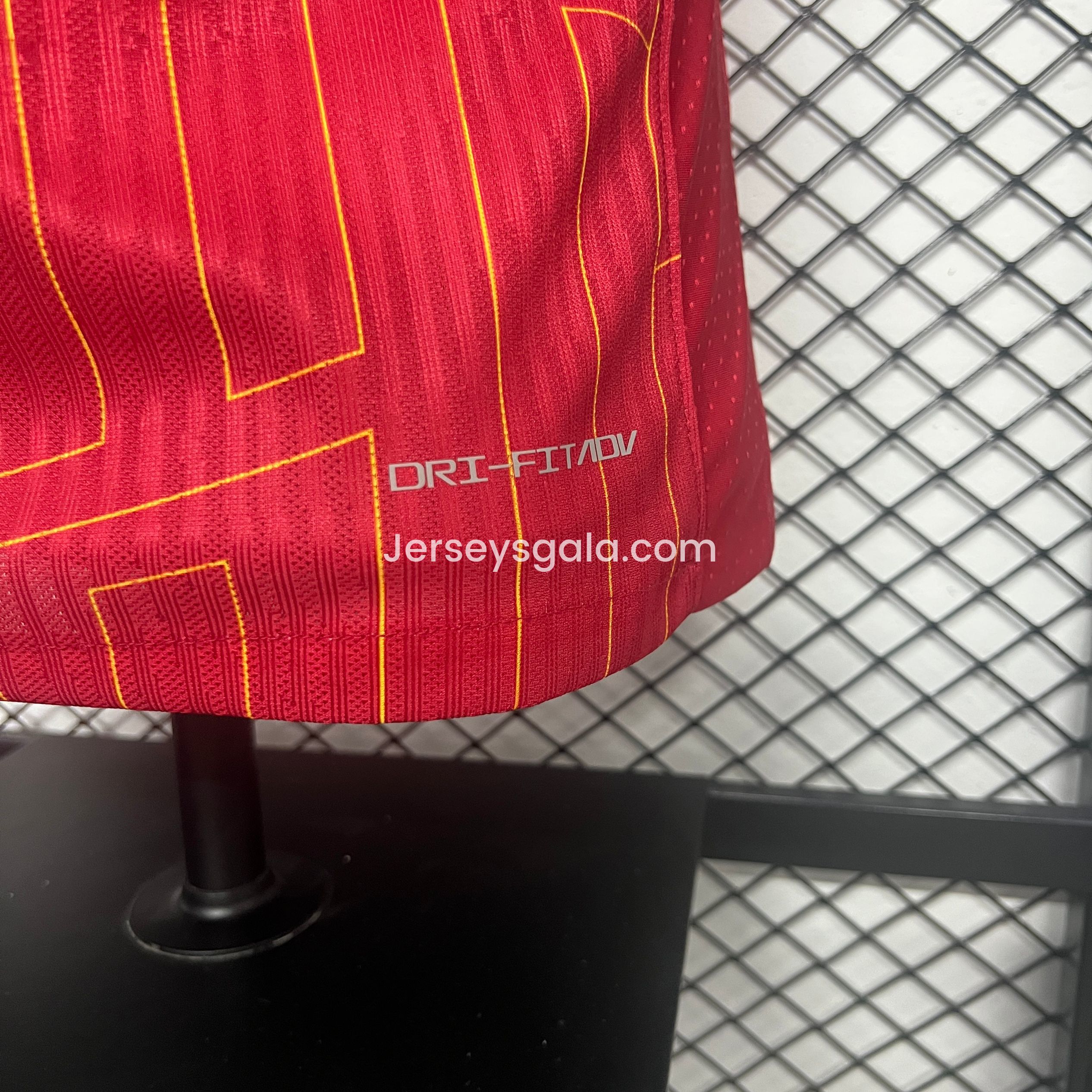 JerseysGala.com | Liver.pool 24-25 Home Jersey with Golden Champions Patch - Player Version -Customize Name, Number and Patch | Worldwide Shipping