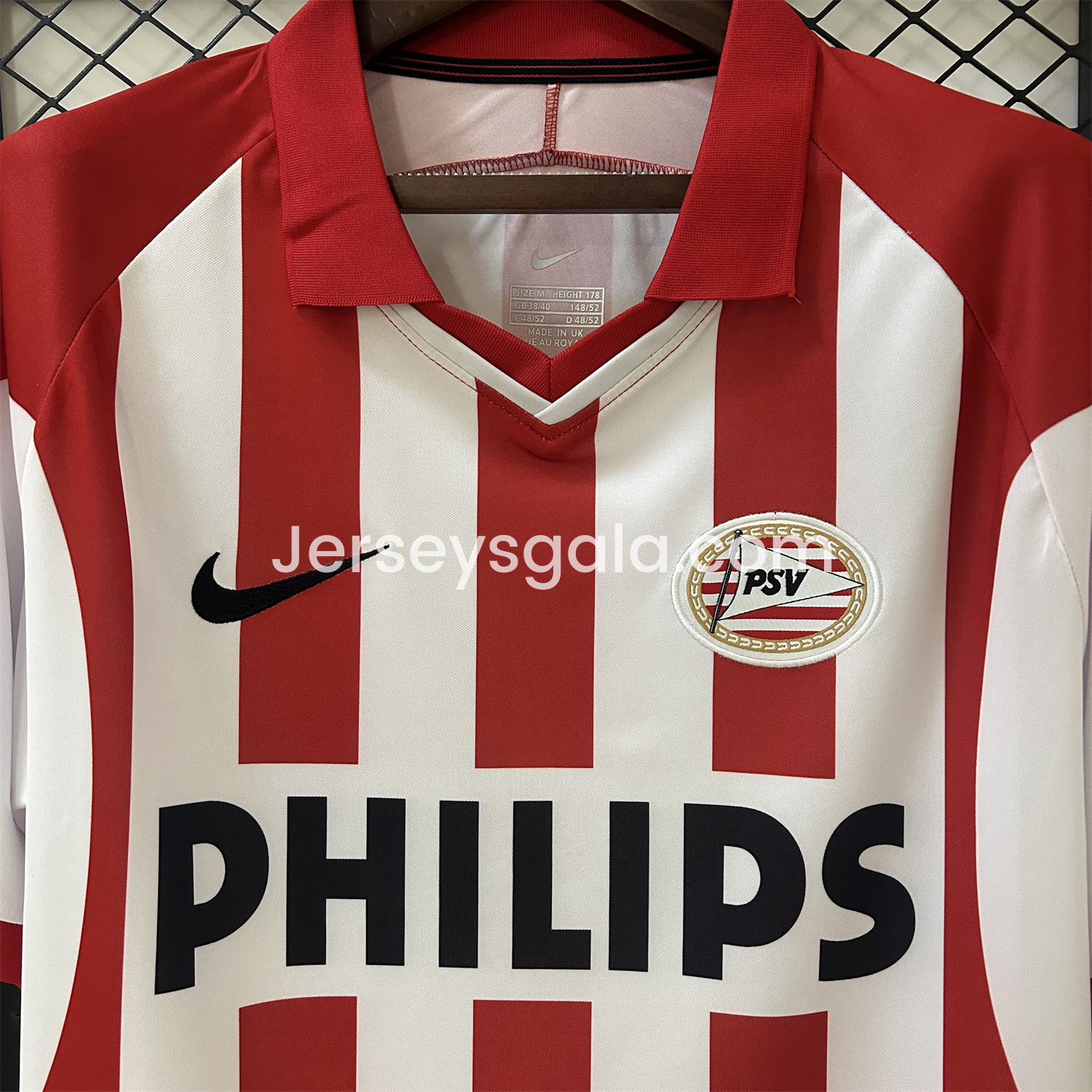 JerseysGala.com | Retro PSV Eindhoven 2000-01 Home Jersey -Customize Name, Number and Patch | Worldwide Shipping