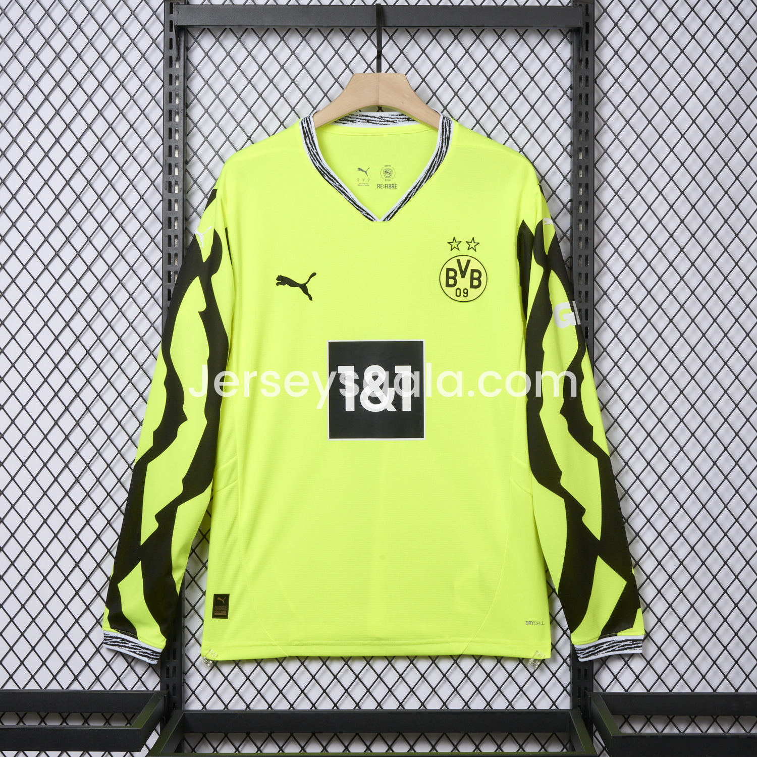 JerseysGala.com | Dortmund 24-25 Yellow Alert Special Edition Long Sleeve Jersey - Fans Version -Customize Name, Number and Patch | Worldwide Shipping