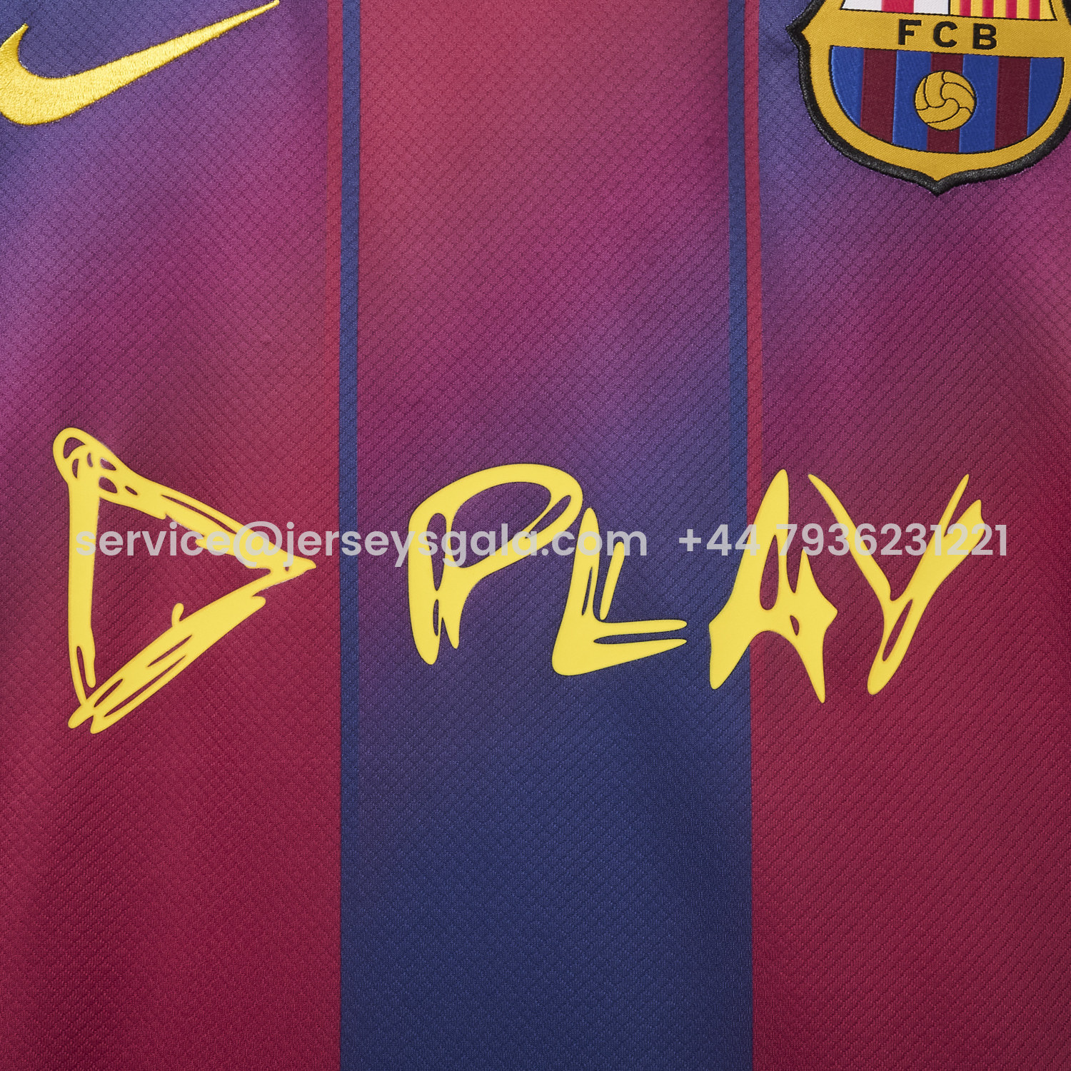 JerseysGala.com | Barcelona 25-26 Ed Sheeran Home Special Jersey - Fans Version -Customize Name, Number and Patch | Worldwide Shipping