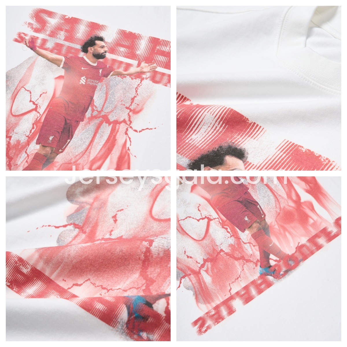 JerseysGala.com | Salah Liverpool Klopp Arnold Unisex Pure Cotton T-shirt -Customize Name, Number and Patch | Worldwide Shipping