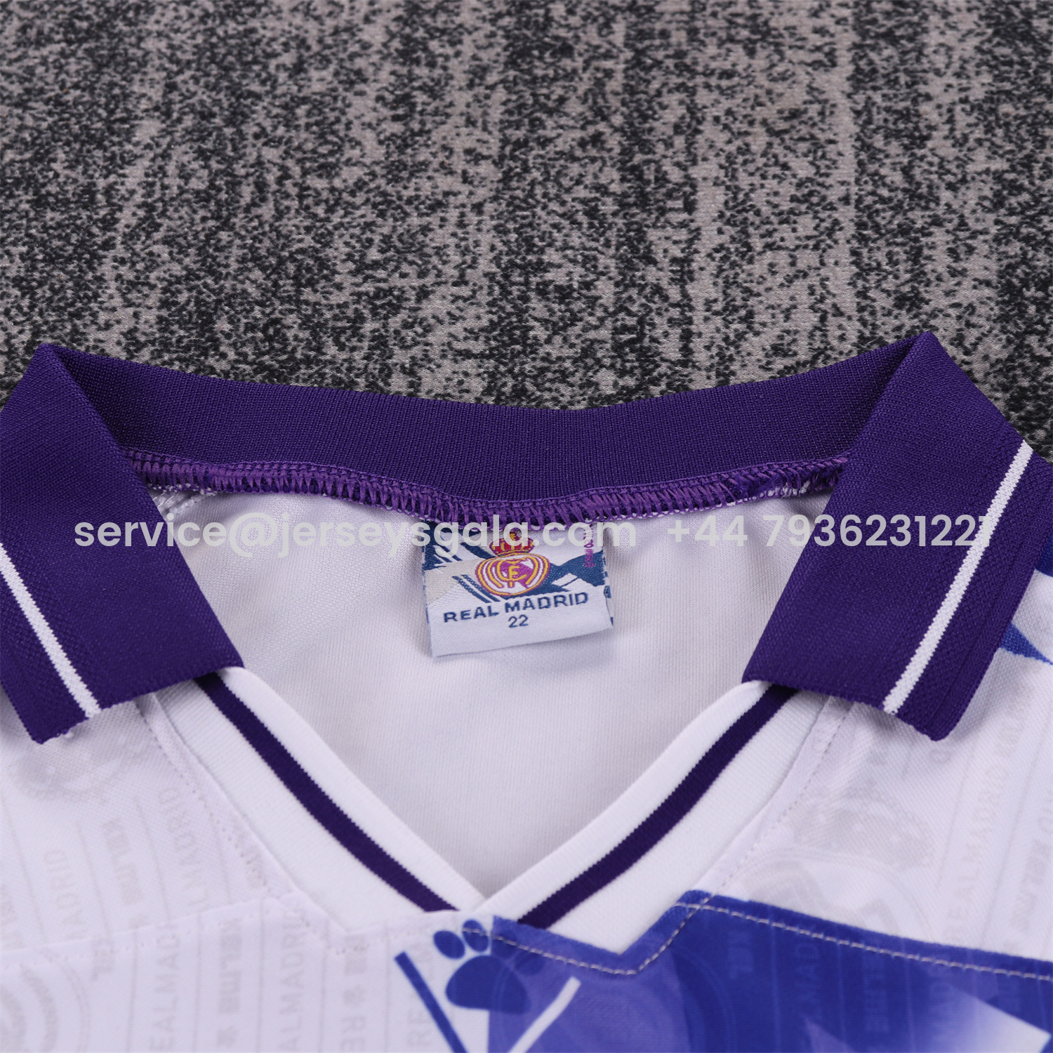 JerseysGala.com | Retro Real Madrid 96-97 Third Kids Kit -Customize Name, Number and Patch | Worldwide Shipping