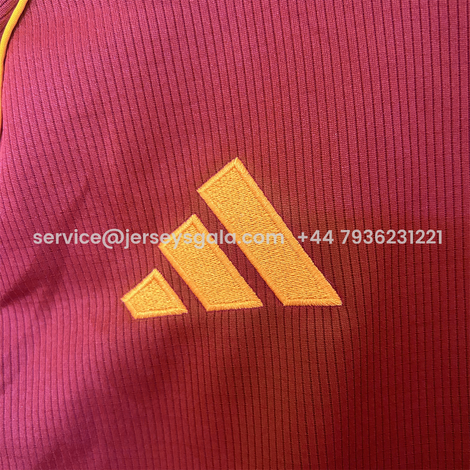 JerseysGala.com | AS Roma 25-26 Home Unsponsored Jersey - Fans Version -Customize Name, Number and Patch | Worldwide Shipping