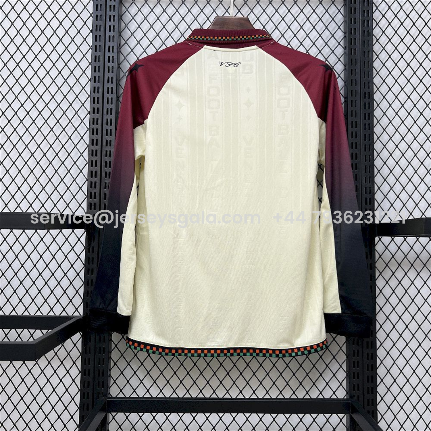 JerseysGala.com | Venezia FC 25-26 Away Unsponsored Long Sleeves Jersey - Fans Version -Customize Name, Number and Patch | Worldwide Shipping
