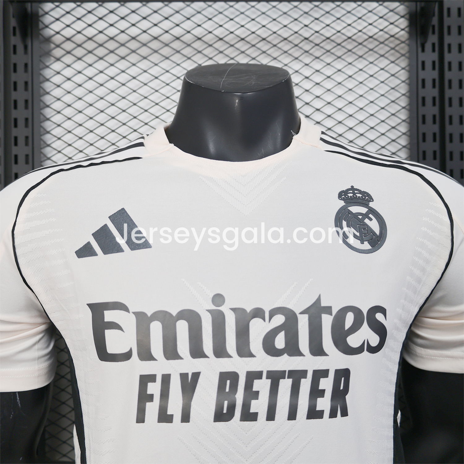 JerseysGala.com | Real Madrid 25-26 Beige Training Jersey - Player Version -Customize Name, Number and Patch | Worldwide Shipping