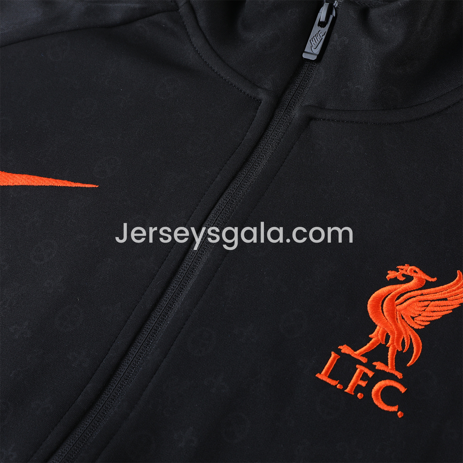 JerseysGala.com | Liver.pool 24-25 Jacket Training Tracksuit - Black -Customize Name, Number and Patch | Worldwide Shipping
