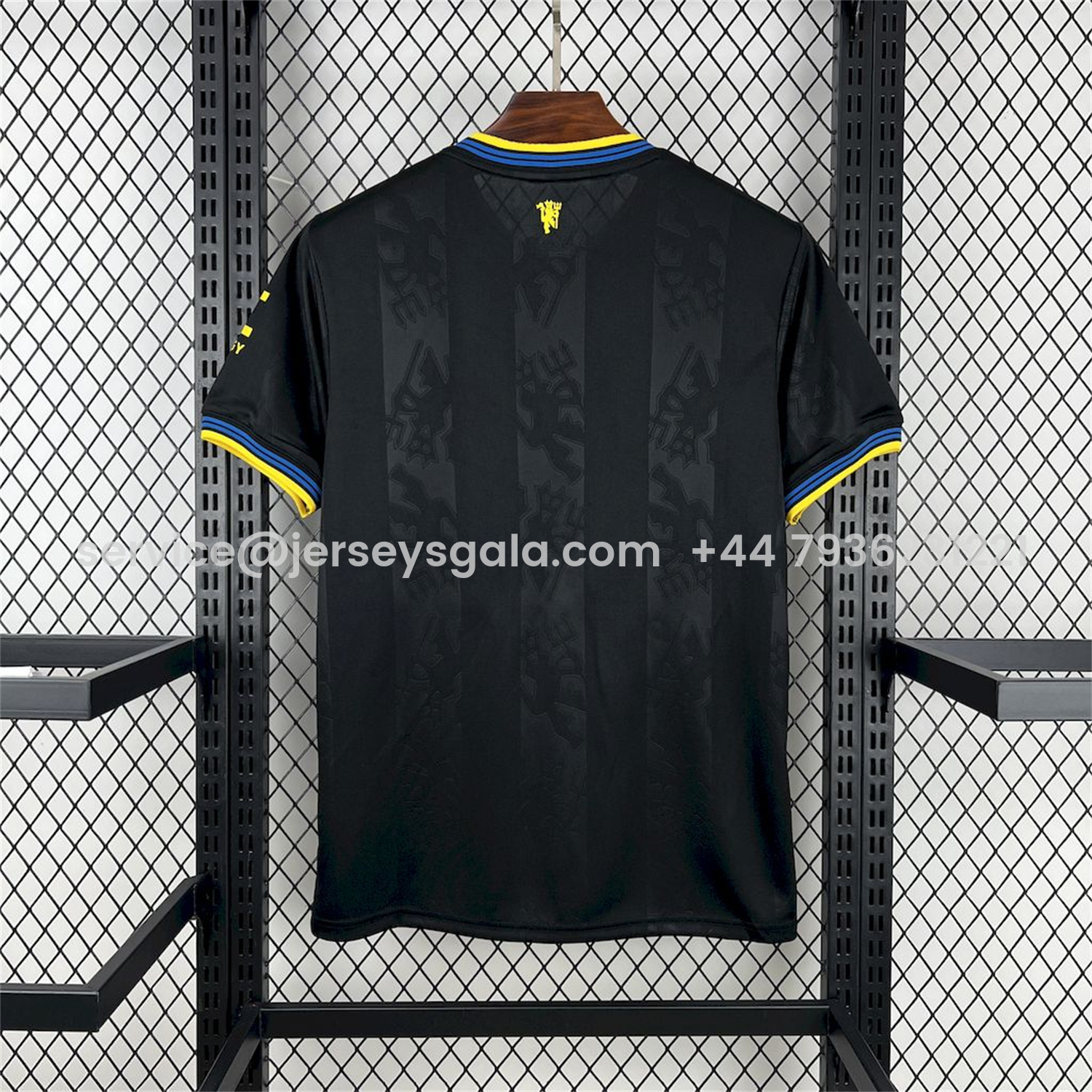JerseysGala.com | Manchester United 25-26 Third Black Jersey - Fans Version -Customize Name, Number and Patch | Worldwide Shipping