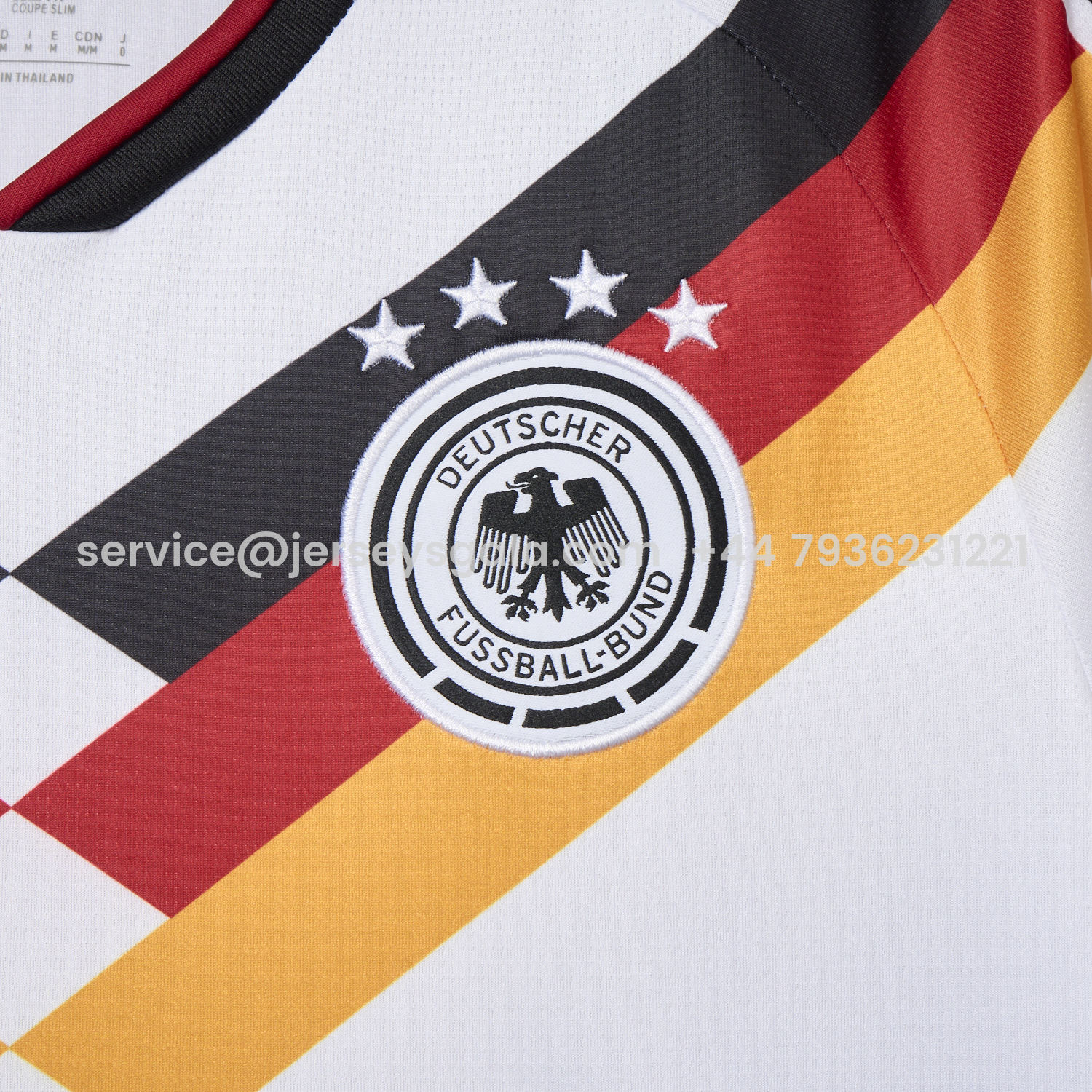 JerseysGala.com | Germany 25-26 Home (Informal-release Version) Jersey - Fans Version -Customize Name, Number and Patch | Worldwide Shipping