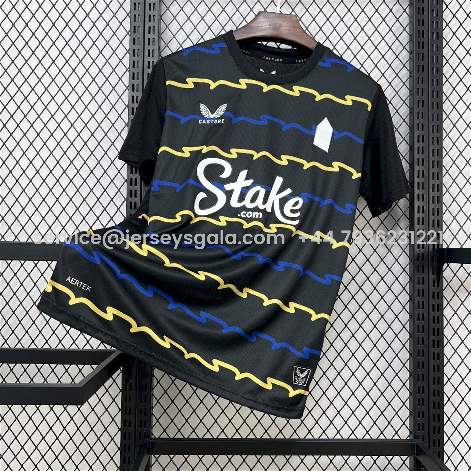 JerseysGala.com | Everton 25-26 Third Black Jersey - Fans Version -Customize Name, Number and Patch | Worldwide Shipping