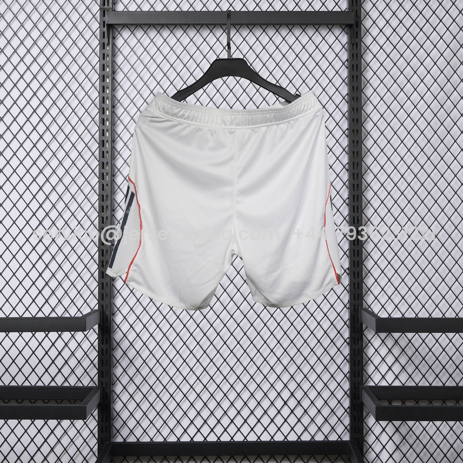 JerseysGala.com | Bayern Munich 25-26 Away White Shorts - Player Version -Customize Name, Number and Patch | Worldwide Shipping