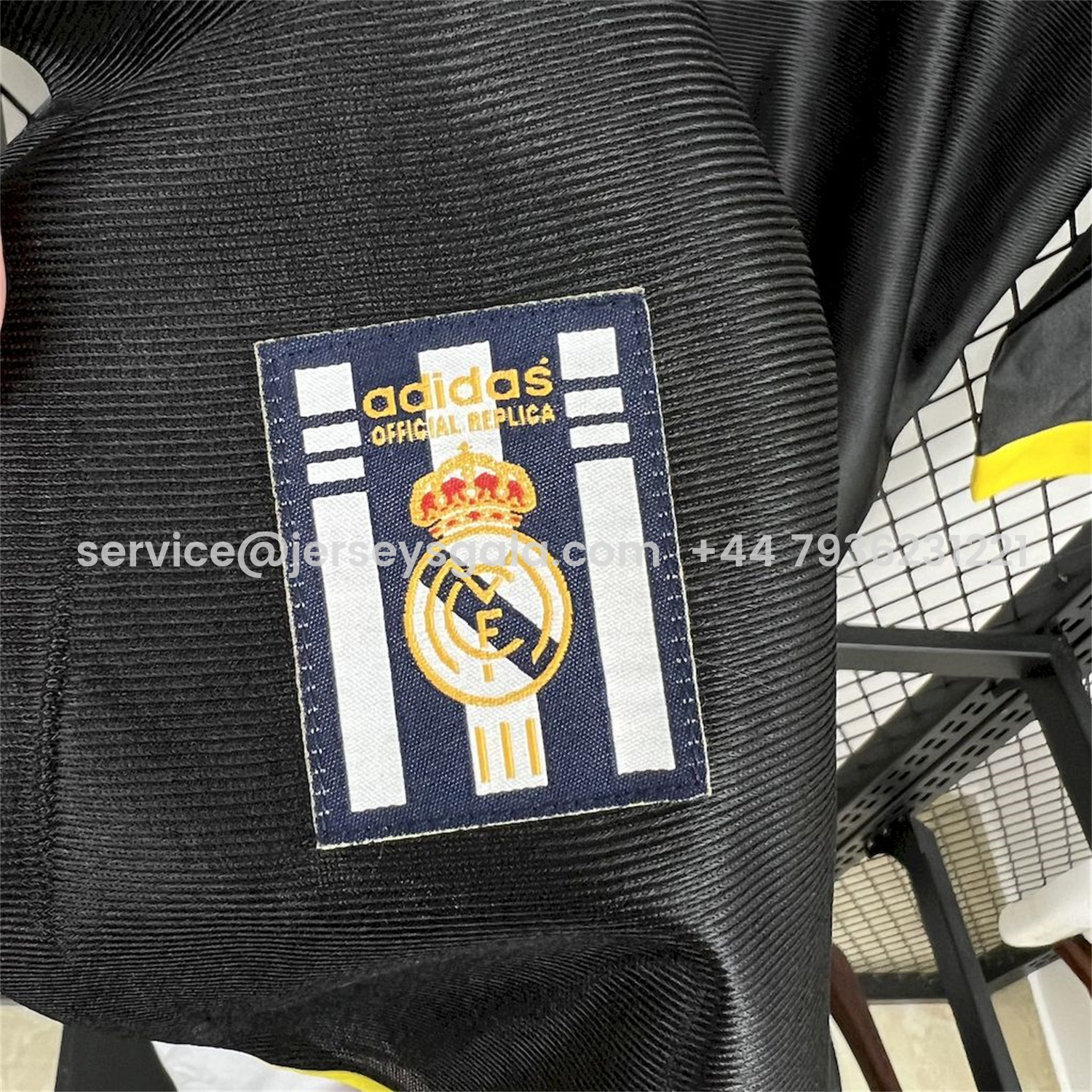 JerseysGala.com | Retro Real Madrid 1999-01 Away Long Sleeves Jersey -Customize Name, Number and Patch | Worldwide Shipping