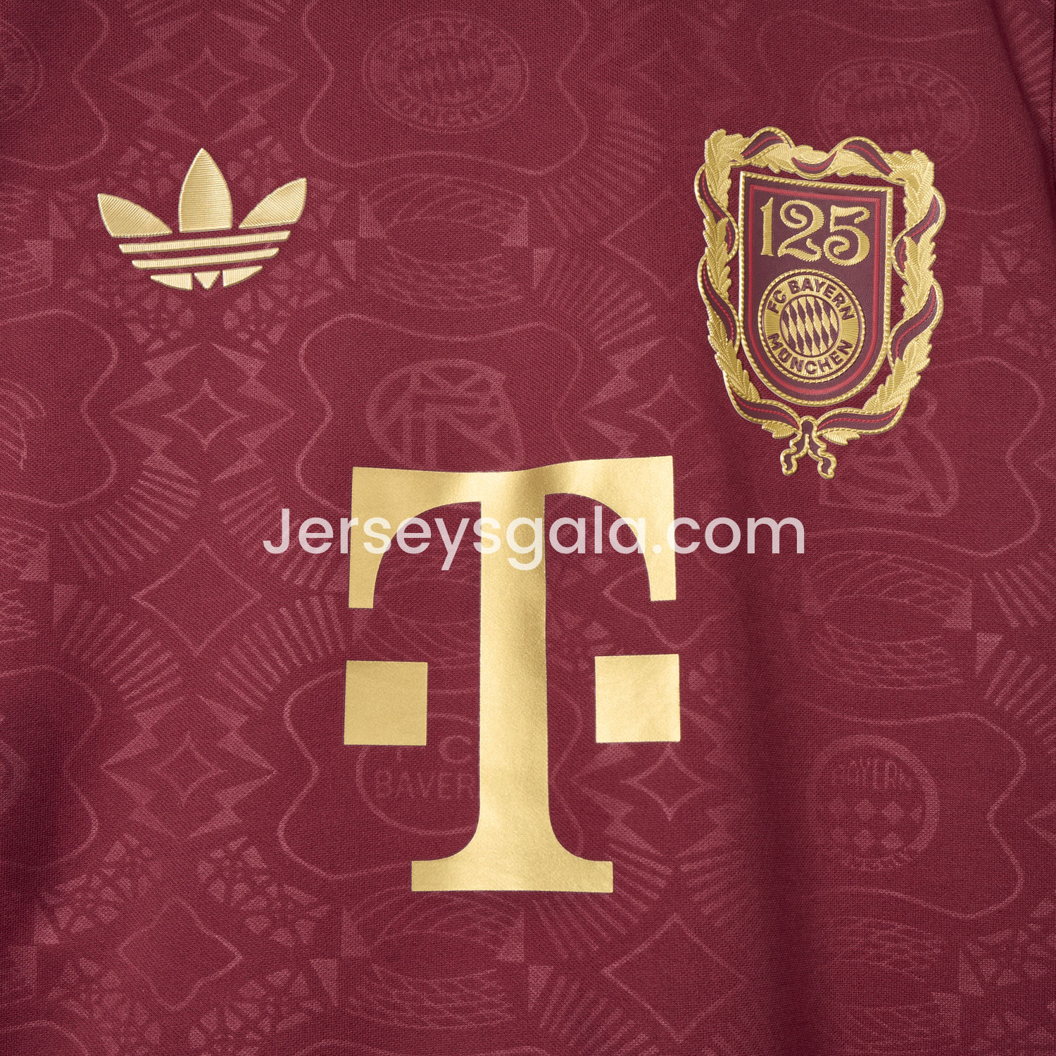 JerseysGala.com | Bayern Munich 2025 125th Anniversary Kids Kit -Customize Name, Number and Patch | Worldwide Shipping