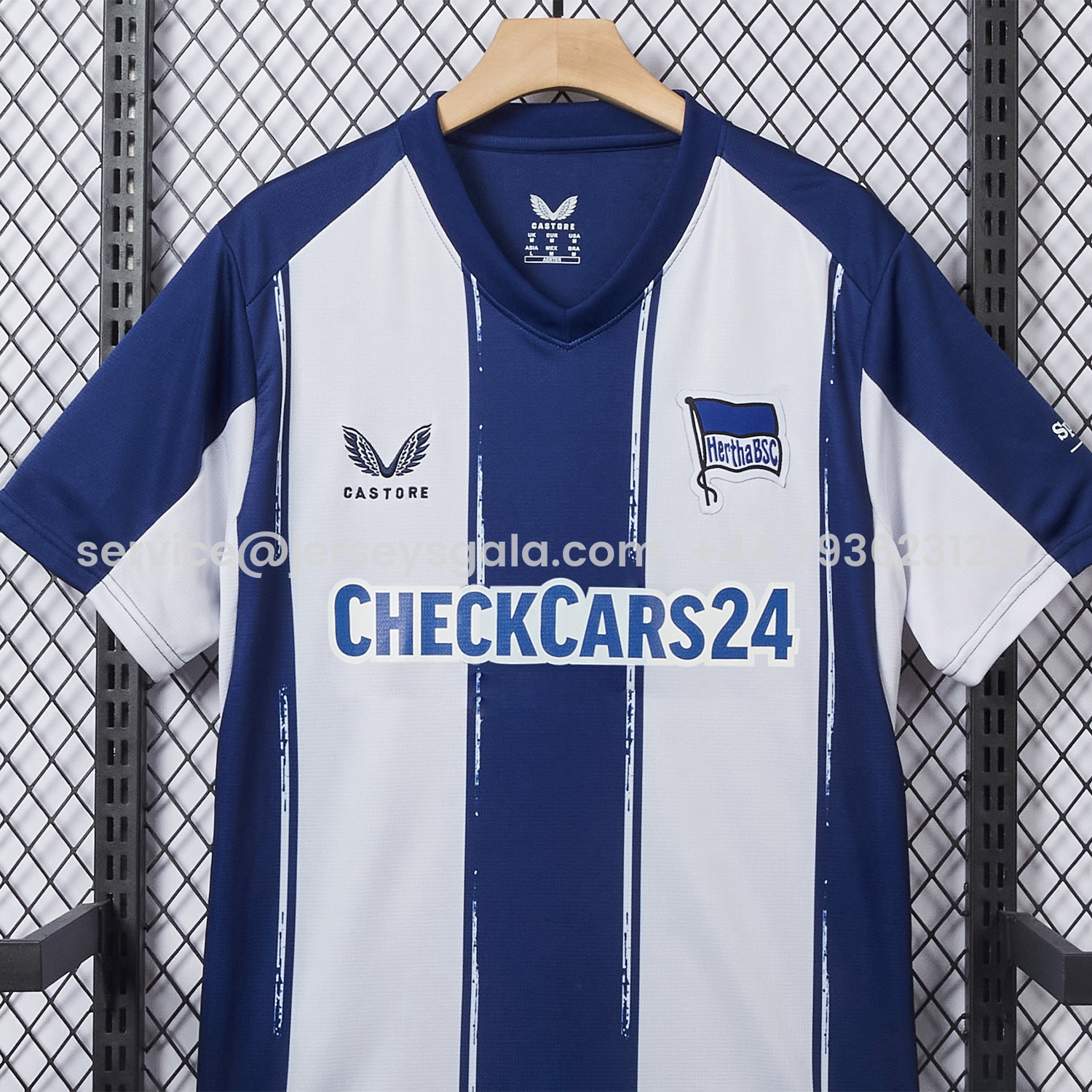 JerseysGala.com | Hertha BSC 25-26 Home Jersey - Fans Version -Customize Name, Number and Patch | Worldwide Shipping
