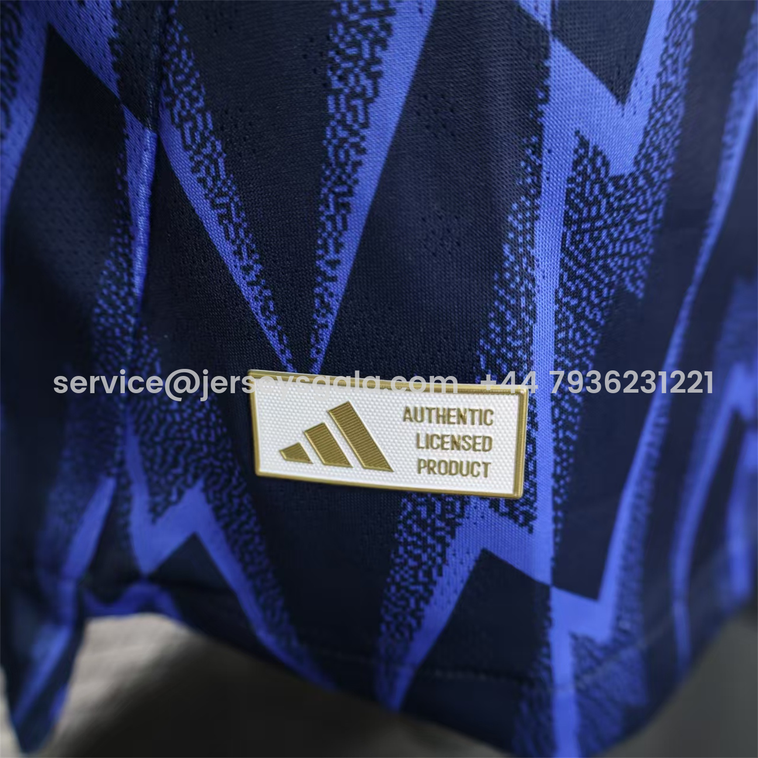 JerseysGala.com | Arsenal 25-26 Away Long Blue Jersey - Player Version -Customize Name, Number and Patch | Worldwide Shipping