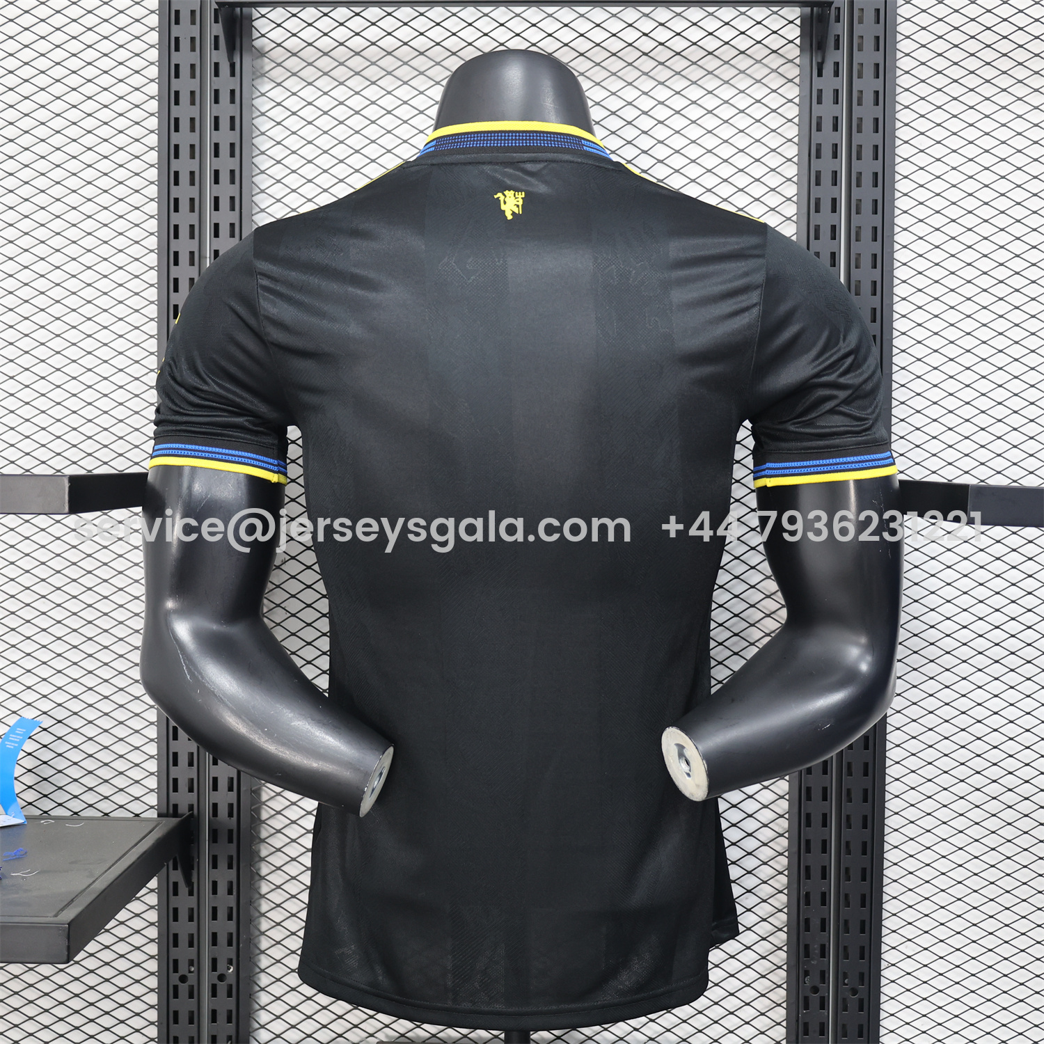 JerseysGala.com | Manchester United 25-26 Third Black Jersey - Player Version -Customize Name, Number and Patch | Worldwide Shipping