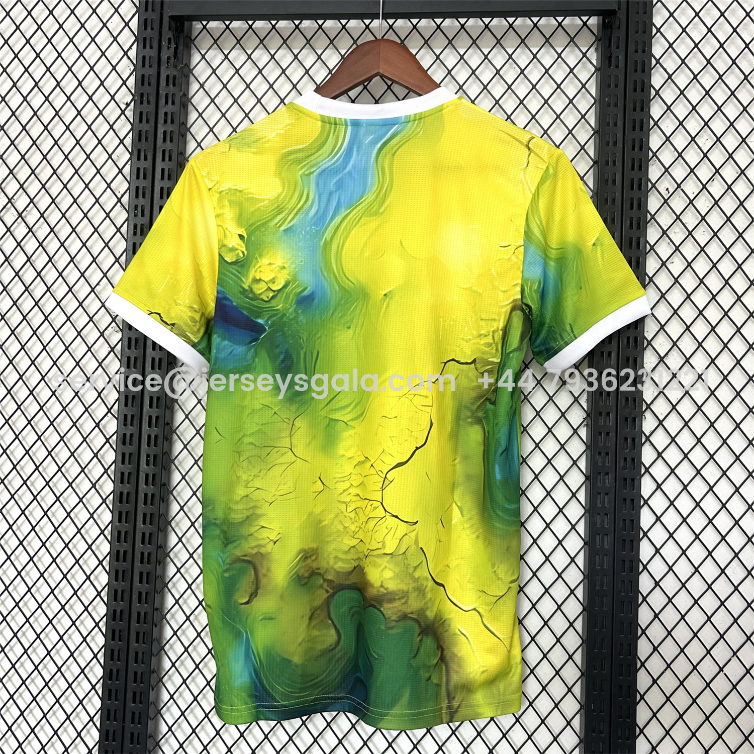 JerseysGala.com | Real Madrid 25-26 Green & Yellow Special Jersey - Fans Version -Customize Name, Number and Patch | Worldwide Shipping