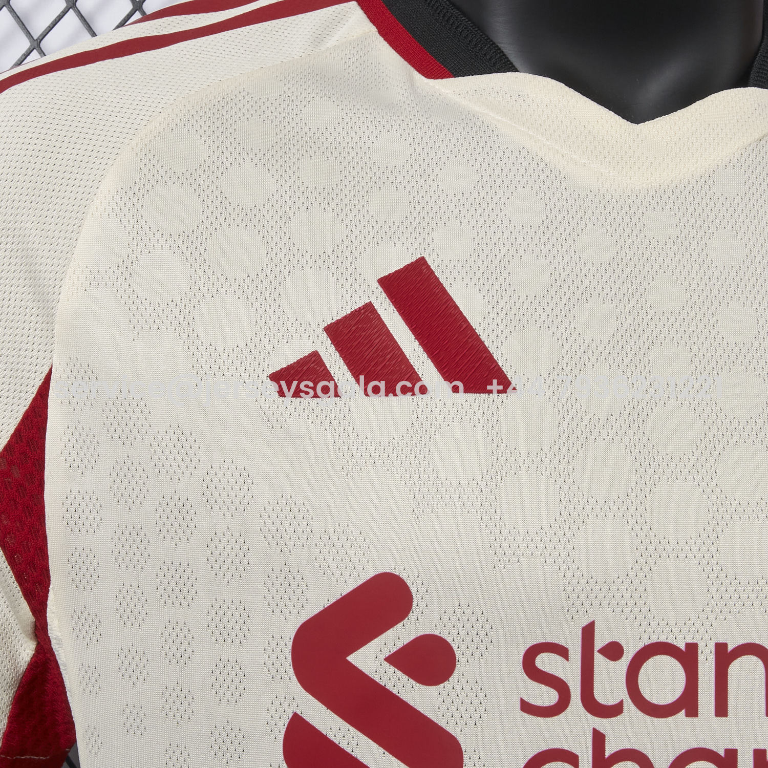 JerseysGala.com | Liver.pool 25-26 Away Beige Jersey - Player Version -Customize Name, Number and Patch | Worldwide Shipping