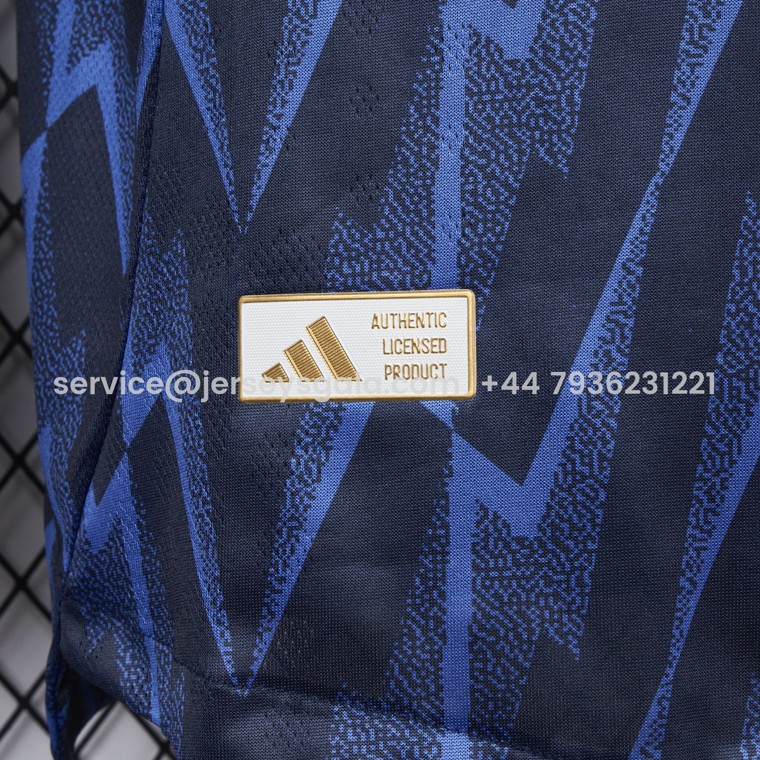 JerseysGala.com | Arsenal 25-26 Away Blue Jersey - Player Version -Customize Name, Number and Patch | Worldwide Shipping