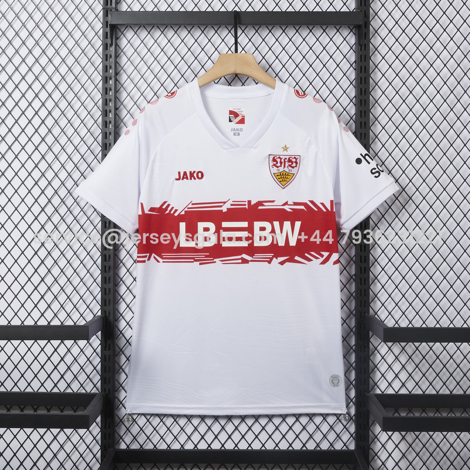 JerseysGala.com | VfB Stuttgart 25-26 Home Jersey - Fans Version -Customize Name, Number and Patch | Worldwide Shipping